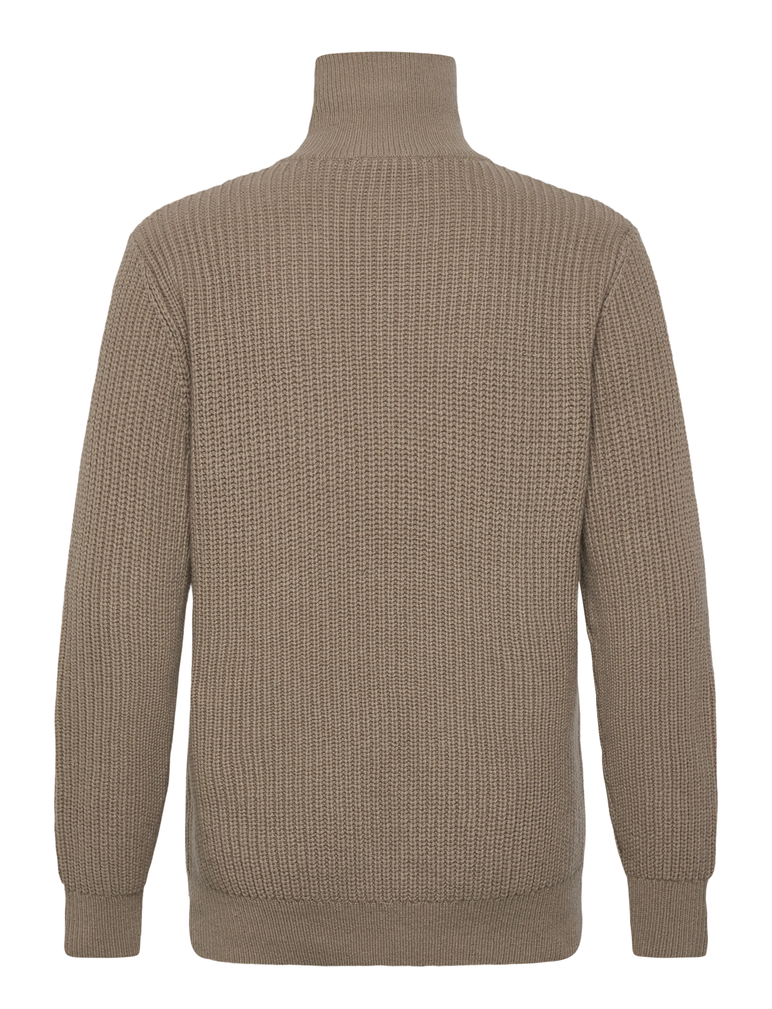 Selected - SLHLAND LS KNIT HALF ZIP - halfzip strik - greige - 1