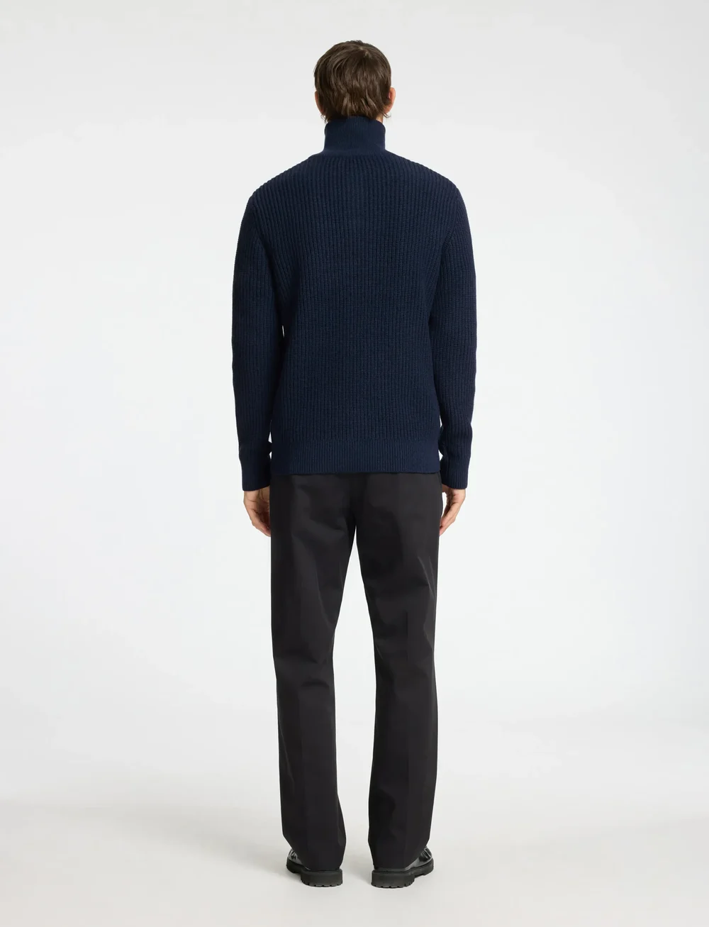 Selected - SLHLAND LS KNIT HALF ZIP - halfzip strik - sky captain - 2