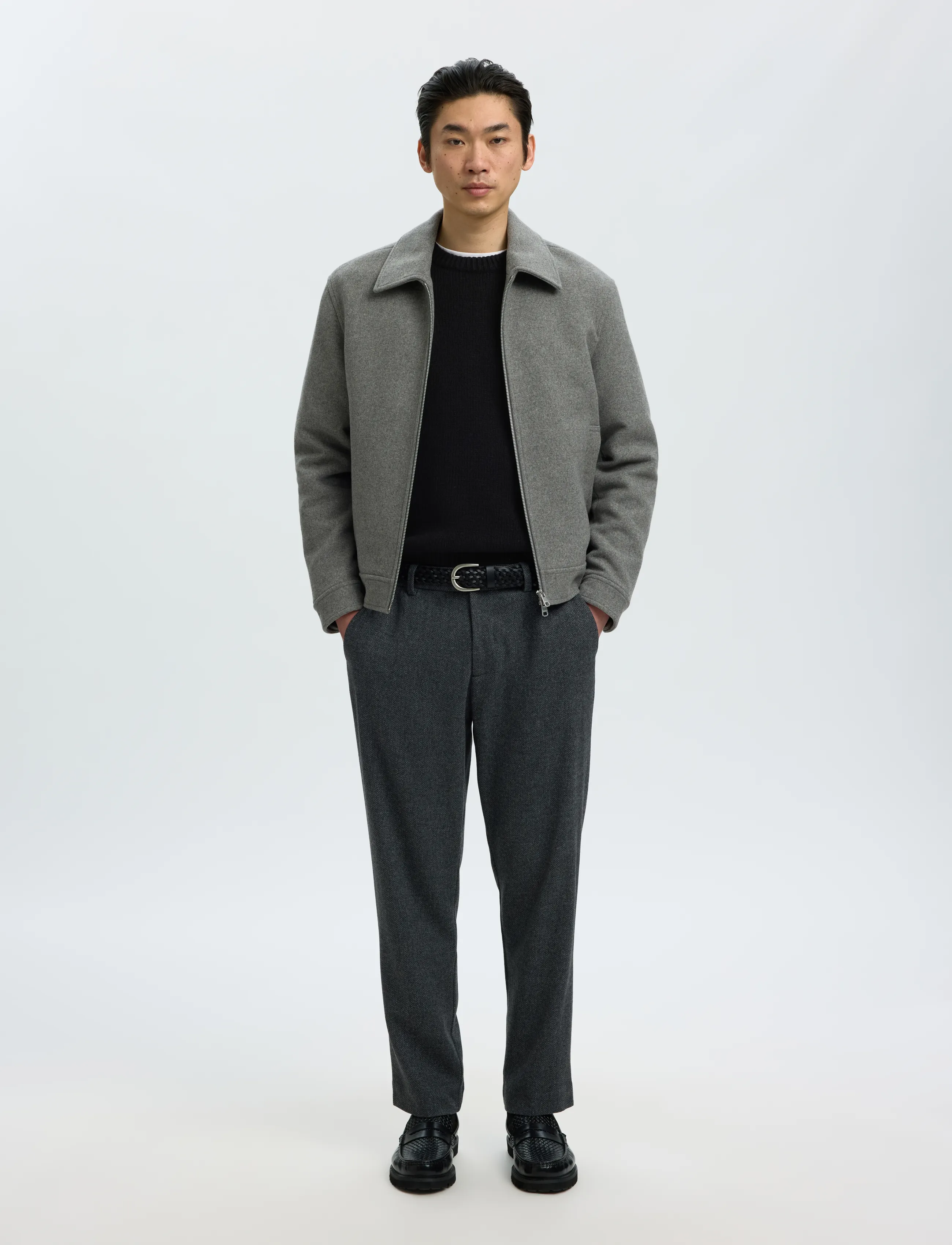 Selected - SLMCODY LS KNIT CREW NECK NOOS - rund hals - black - 5