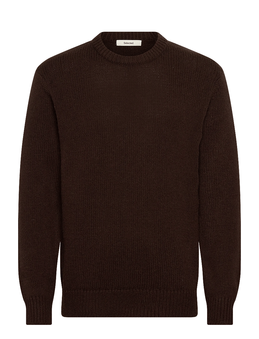 Selected - SLMCODY LS KNIT CREW NECK NOOS - rund hals - demitasse - 1