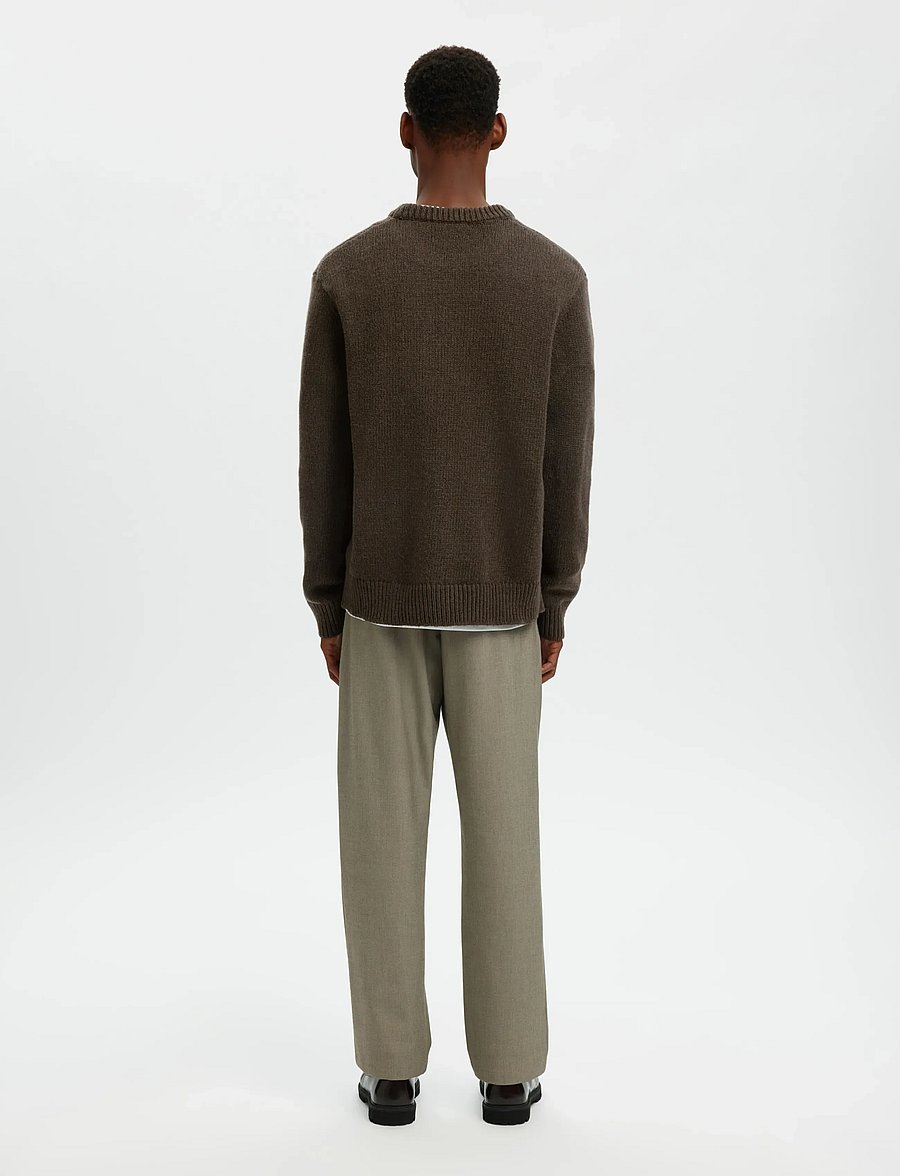 Selected - SLMCODY LS KNIT CREW NECK NOOS - rund hals - demitasse - 3