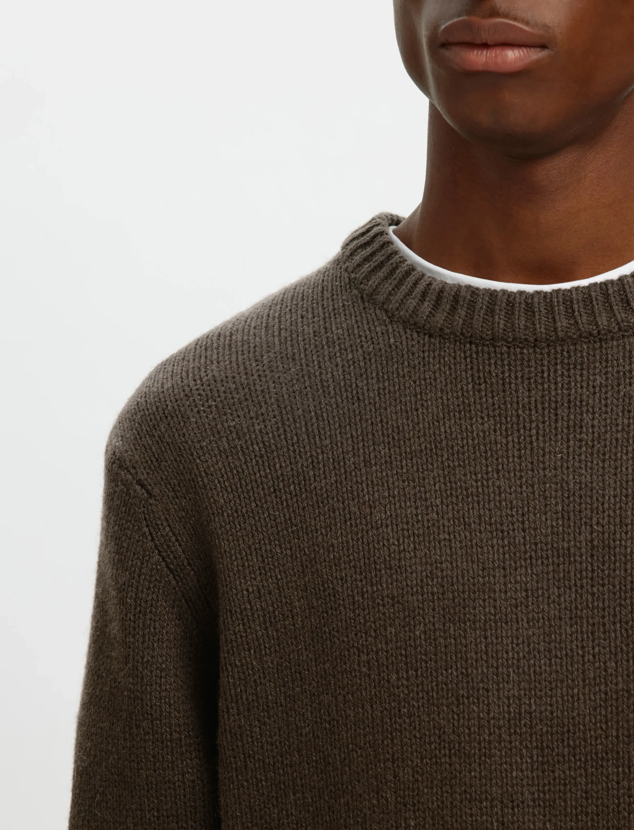 Selected - SLMCODY LS KNIT CREW NECK NOOS - rund hals - demitasse - 5