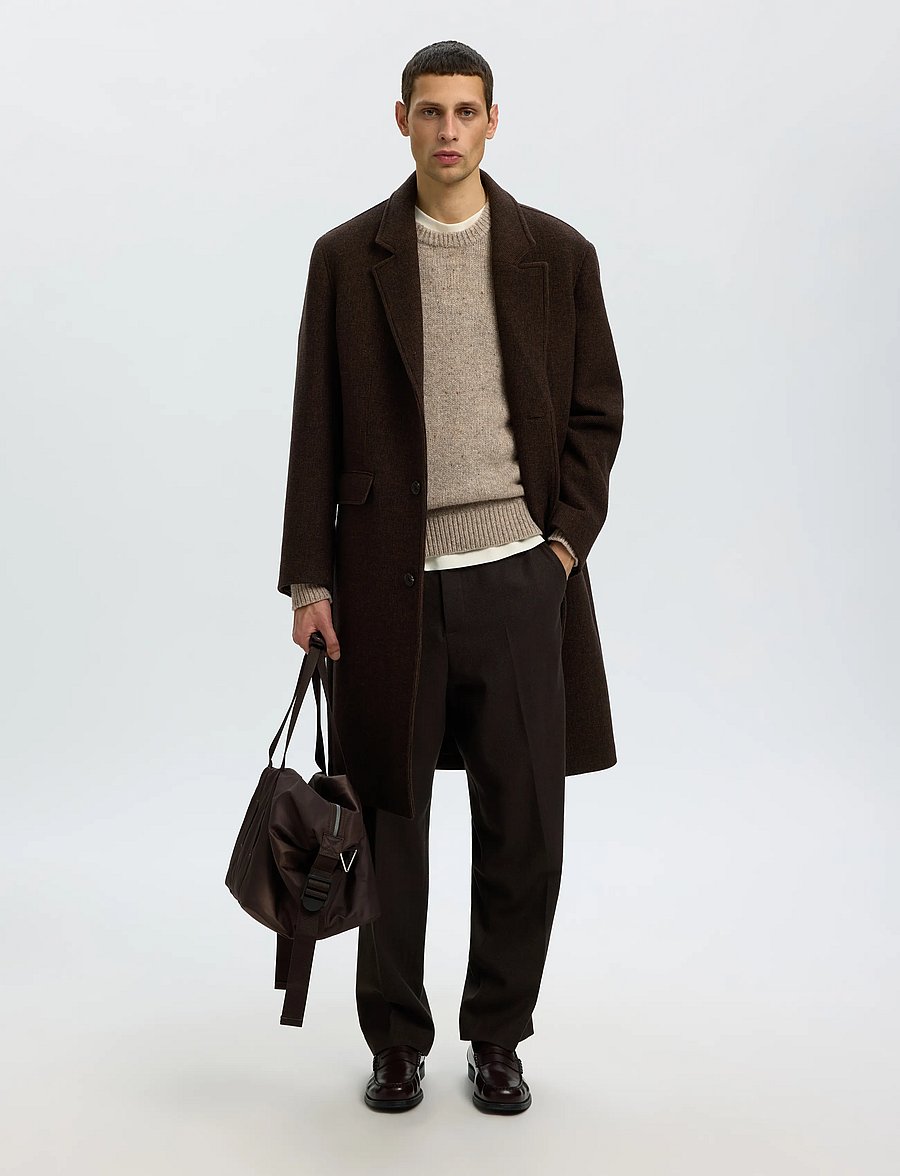 Selected - SLMCODY LS KNIT CREW NECK NOOS - rundhals - oatmeal - 5