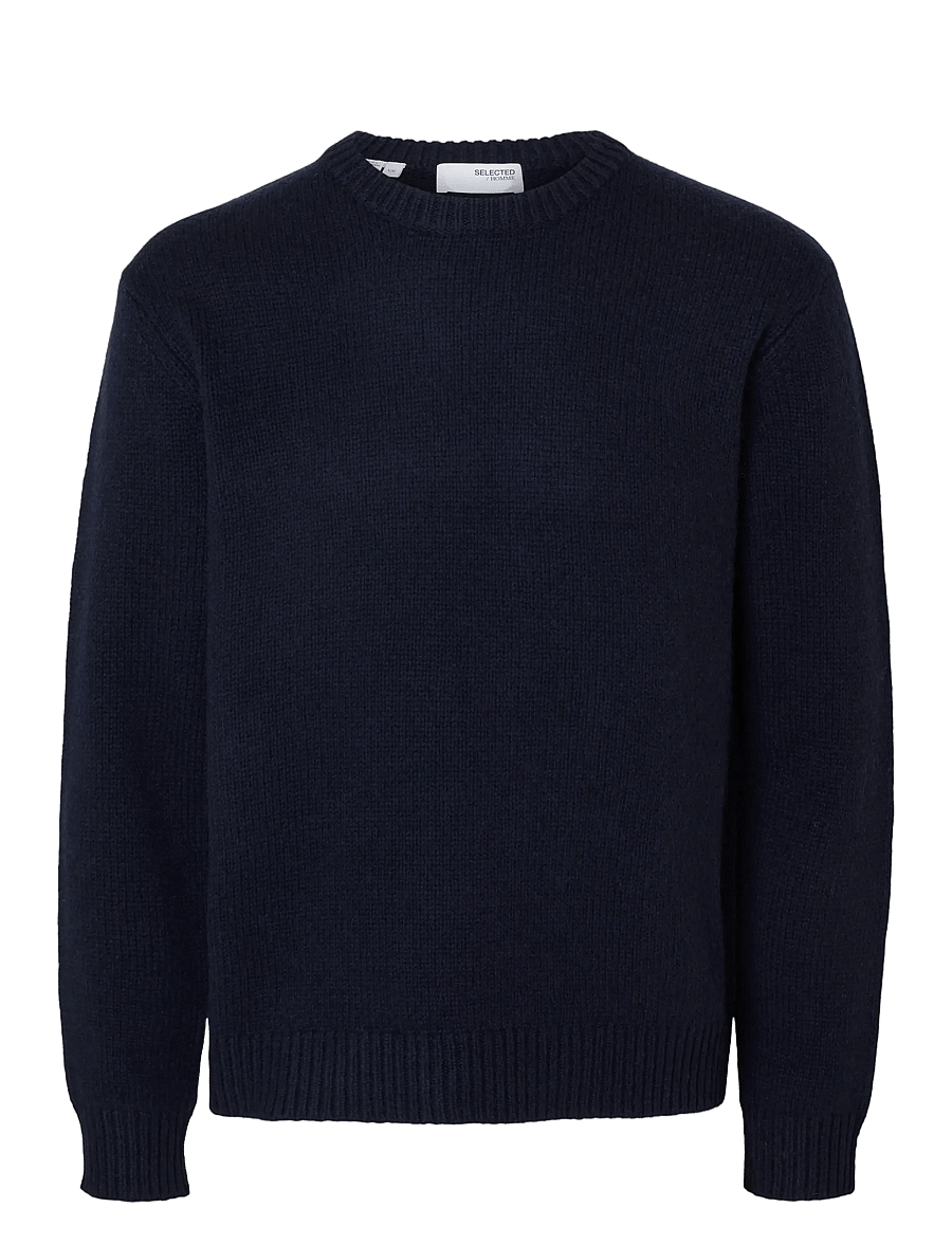 Selected - SLMCODY LS KNIT CREW NECK NOOS - rundhals - sky captain - 1