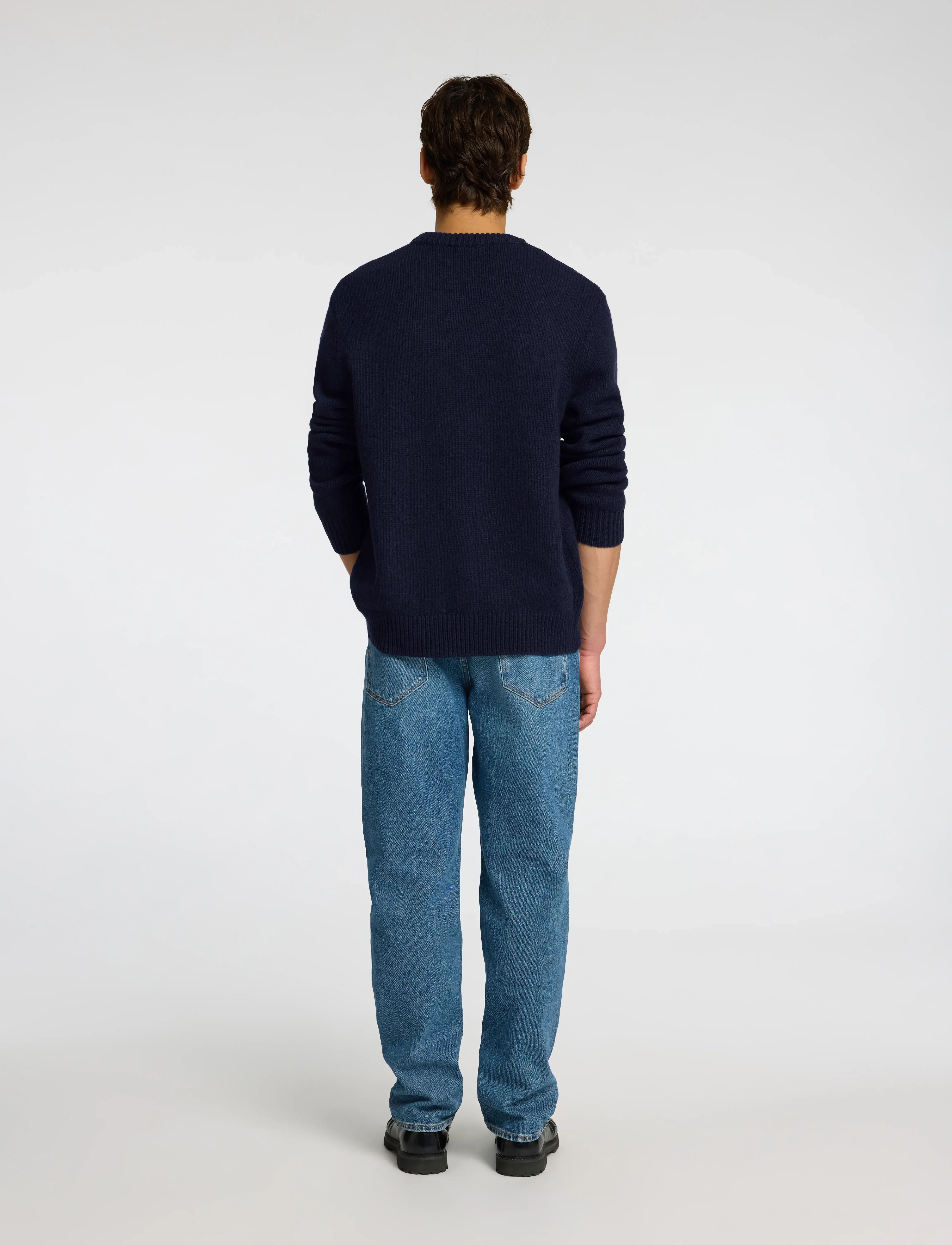 Selected - SLMCODY LS KNIT CREW NECK NOOS - rundhals - sky captain - 2