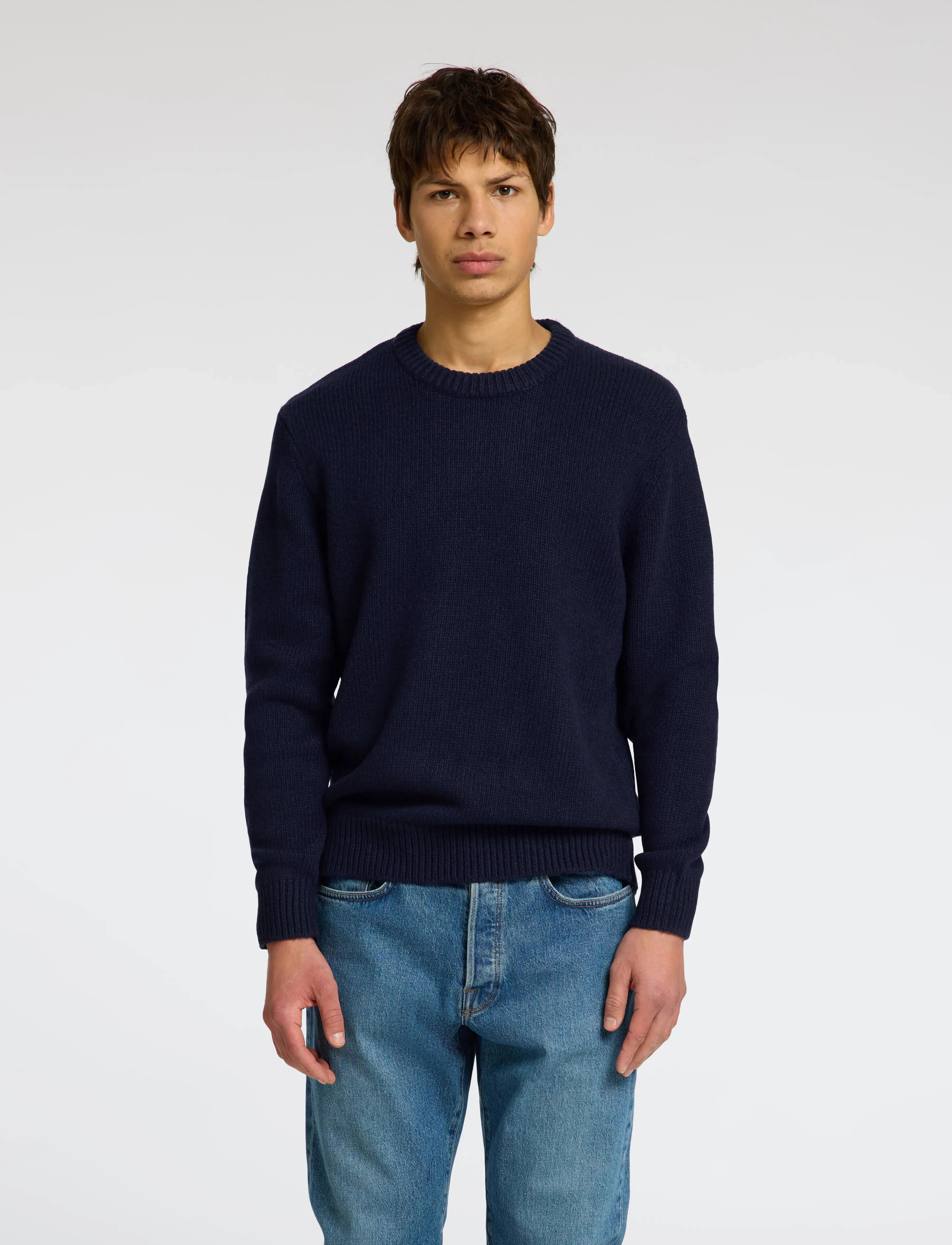 Selected - SLMCODY LS KNIT CREW NECK NOOS - rundhals - sky captain - 4
