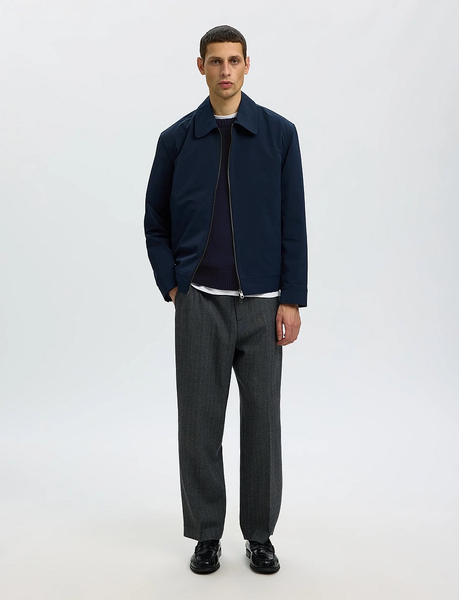 Selected - SLMCODY LS KNIT CREW NECK NOOS - Ümara kaelusega - sky captain - 5