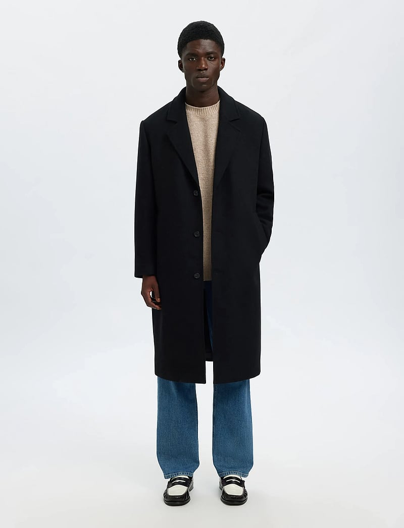 Selected - SLMNEIL LS KNIT NEPS CREW NECK - rundhals - oatmeal - 4