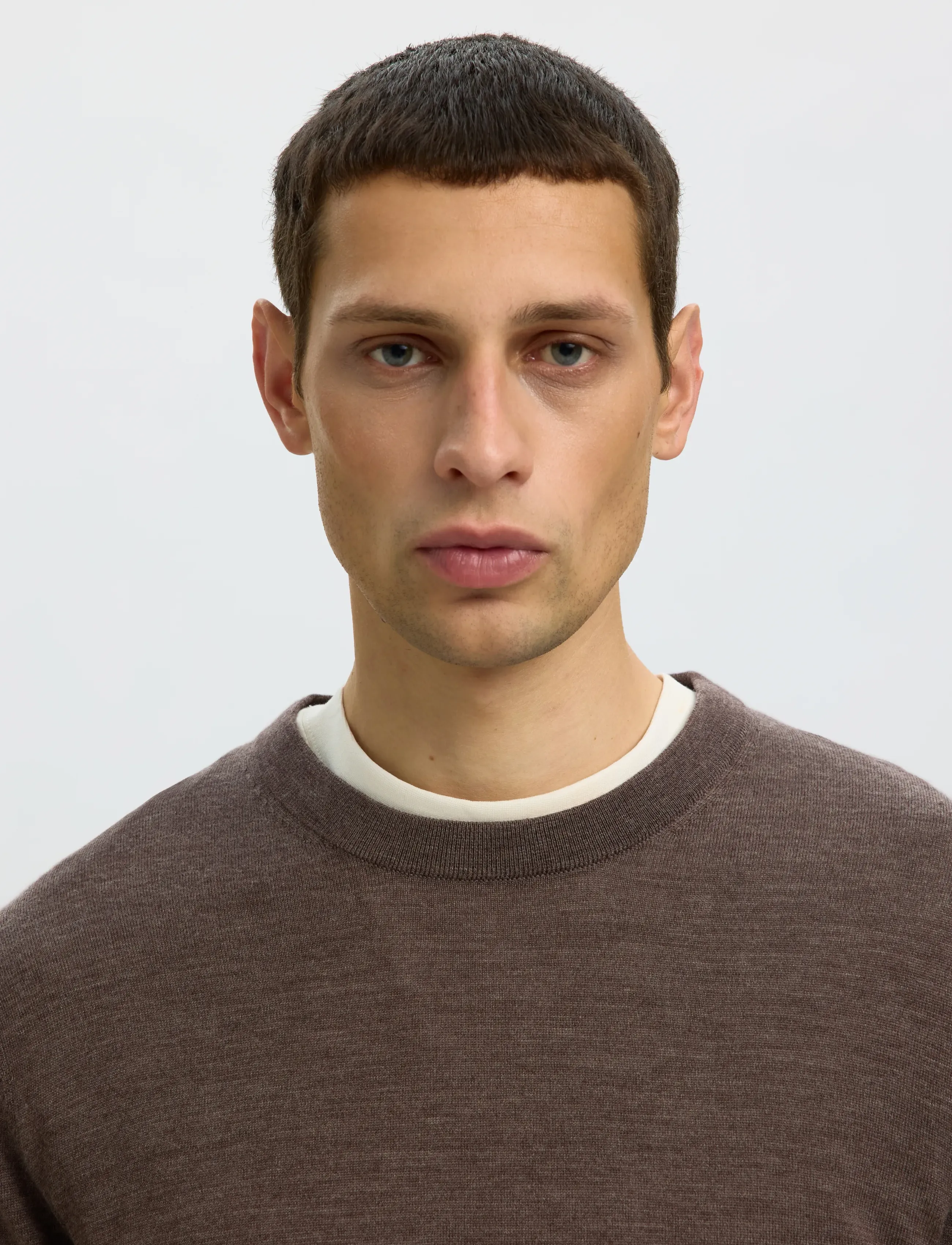 Selected - SLMTRAY LS KNIT MERINO CREW NECK NOOS - rundhals - delicioso - 4