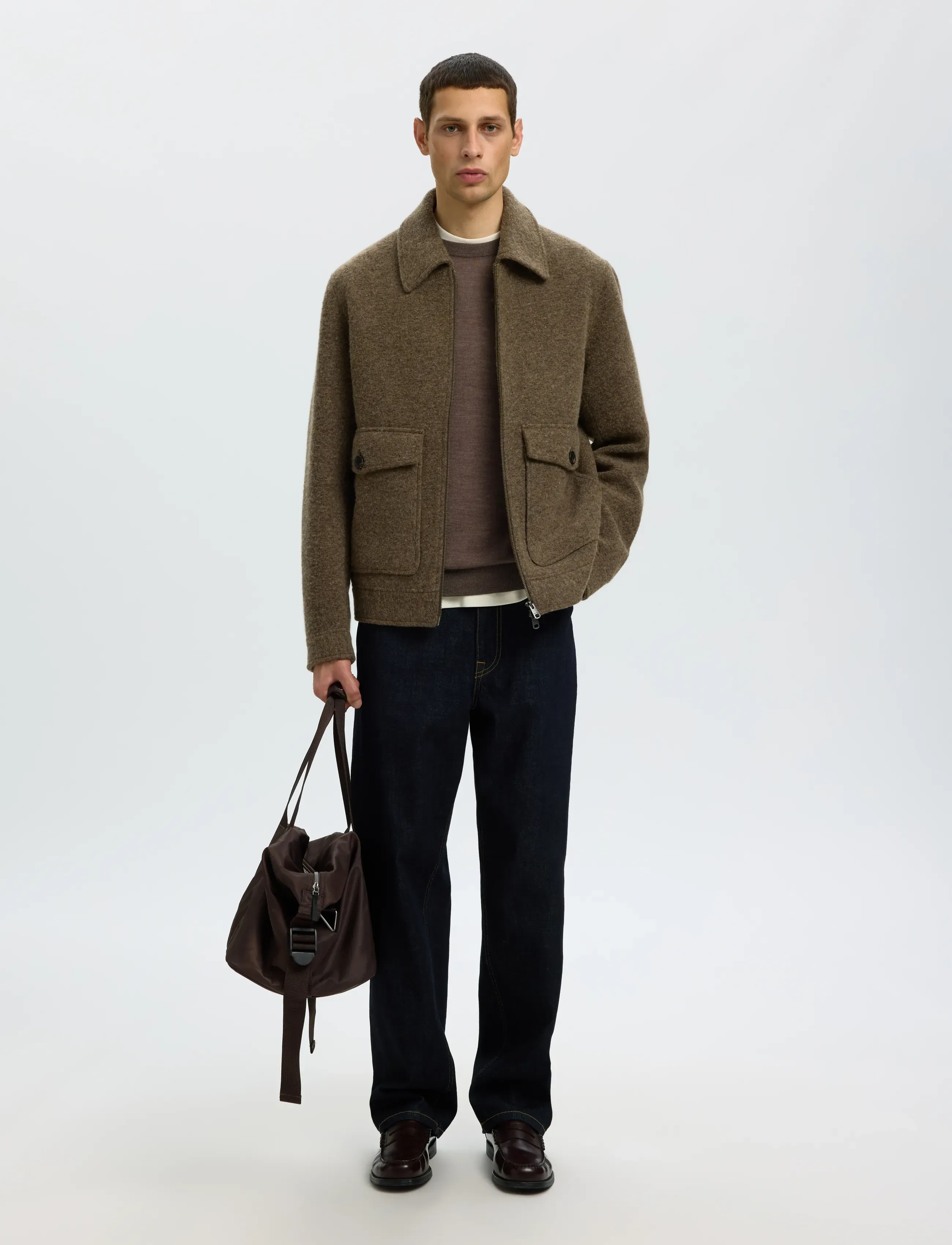 Selected - SLMTRAY LS KNIT MERINO CREW NECK NOOS - rundhals - delicioso - 5