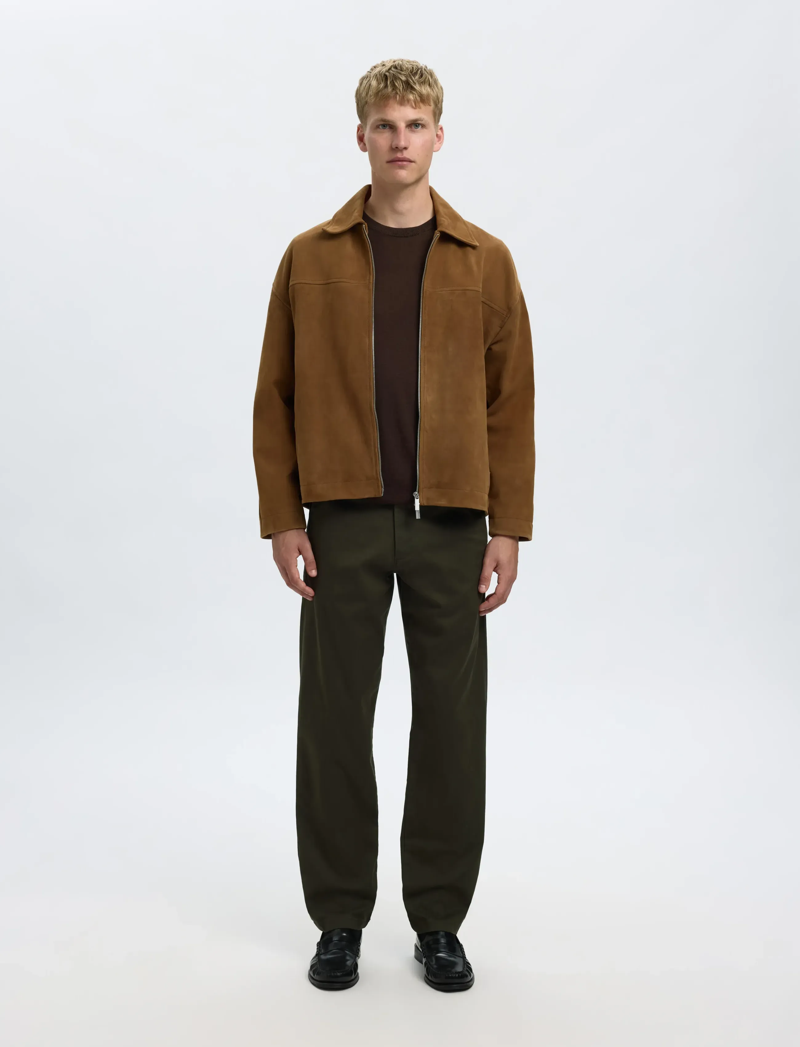 Selected - SLMTRAY LS KNIT MERINO CREW NECK NOOS - rund hals - demitasse - 3