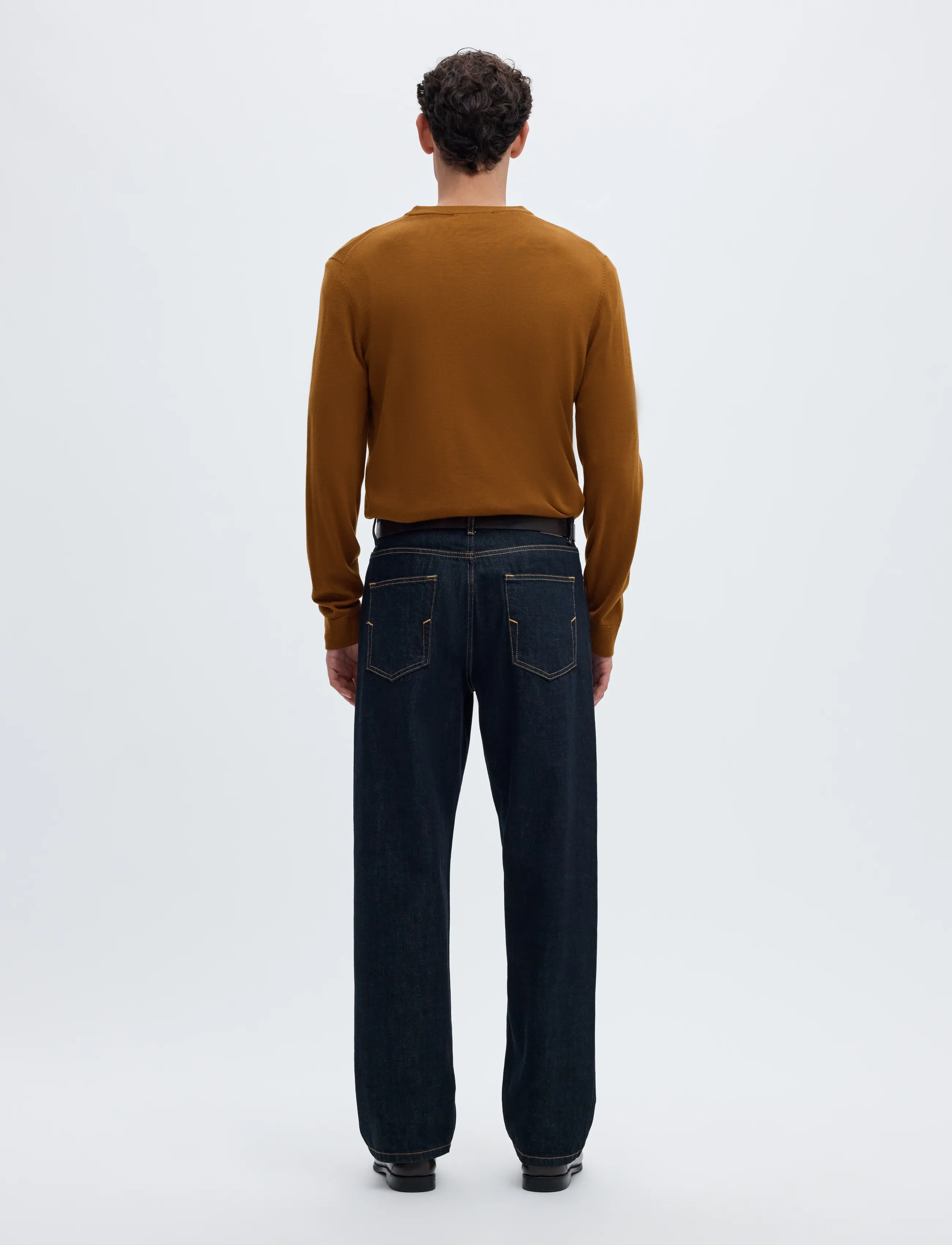 Selected - SLMTRAY LS KNIT REG MERINO CREW NOOS - Ümara kaelusega - monks robe - 2