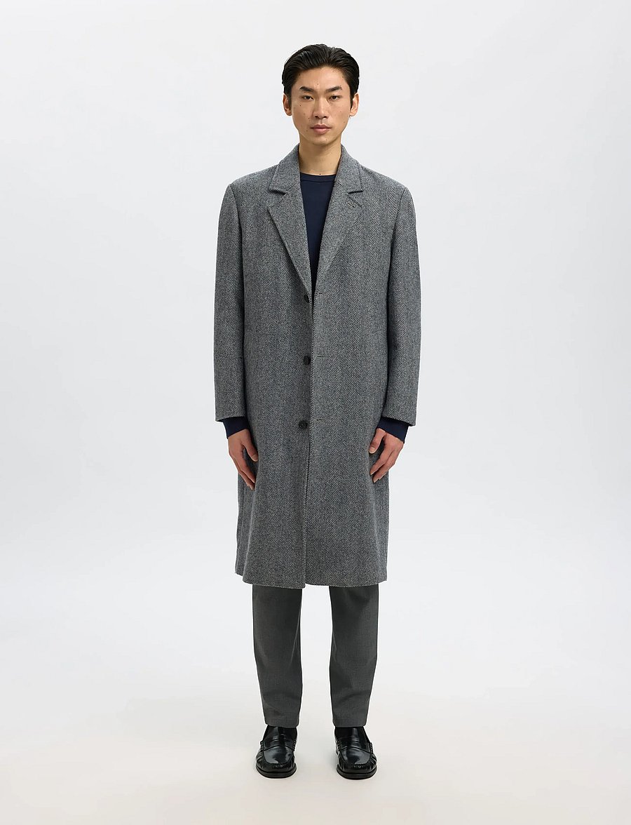 Selected - SLMTRAY LS KNIT MERINO CREW NECK NOOS - rund hals - navy blazer - 3