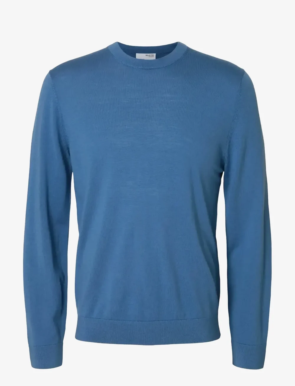 Selected - SLHTRAY LS KNIT MERINO CREW NECK NOOS - Ümmarguse kaelusega kudumid - true navy - 1