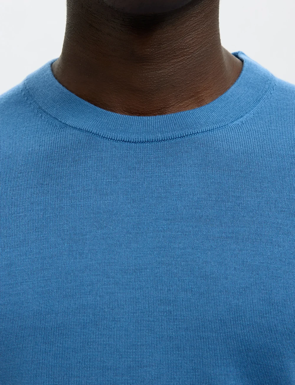 Selected - SLHTRAY LS KNIT MERINO CREW NECK NOOS - Ümmarguse kaelusega kudumid - true navy - 4