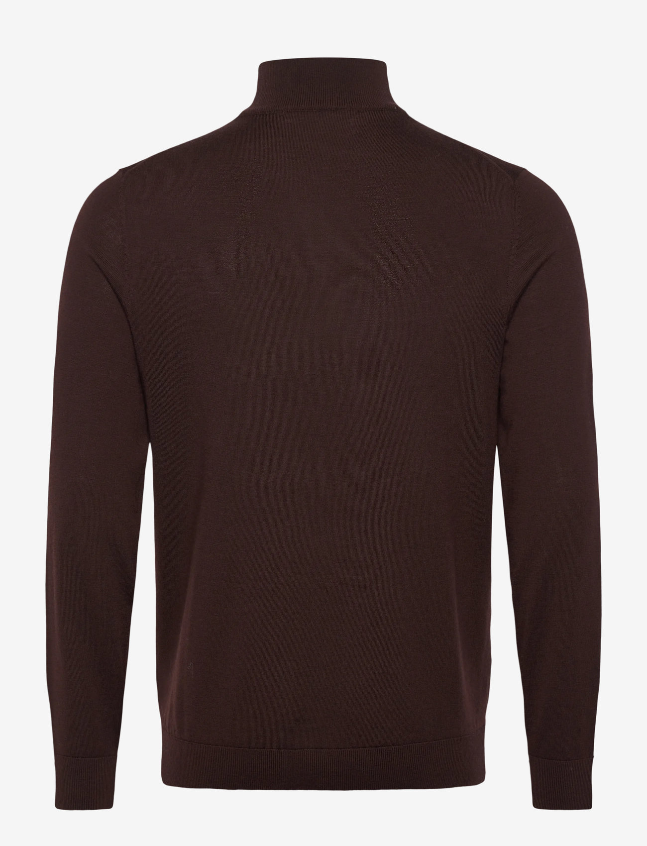 Selected - SLHTRAY LS KNIT MERINO HALF ZIP NOOS - halfzip strik - demitasse - 2