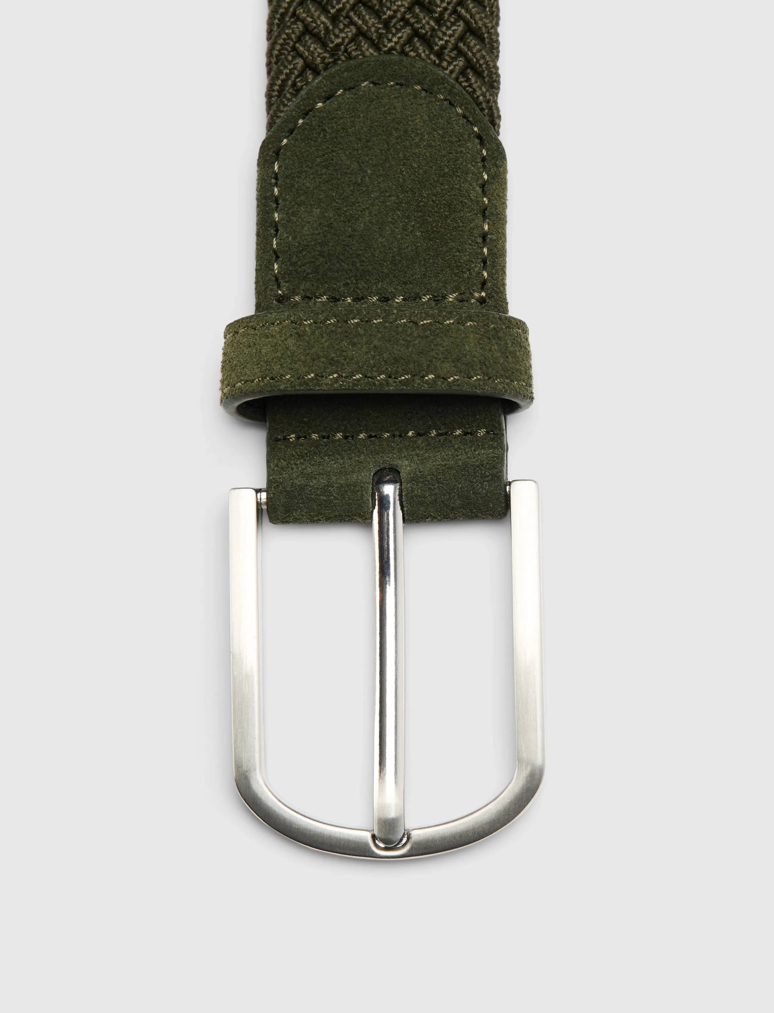 Selected - SLMTOM BRAIDED TEXTILE BELT - geflochtene gürtel - forest night - 2