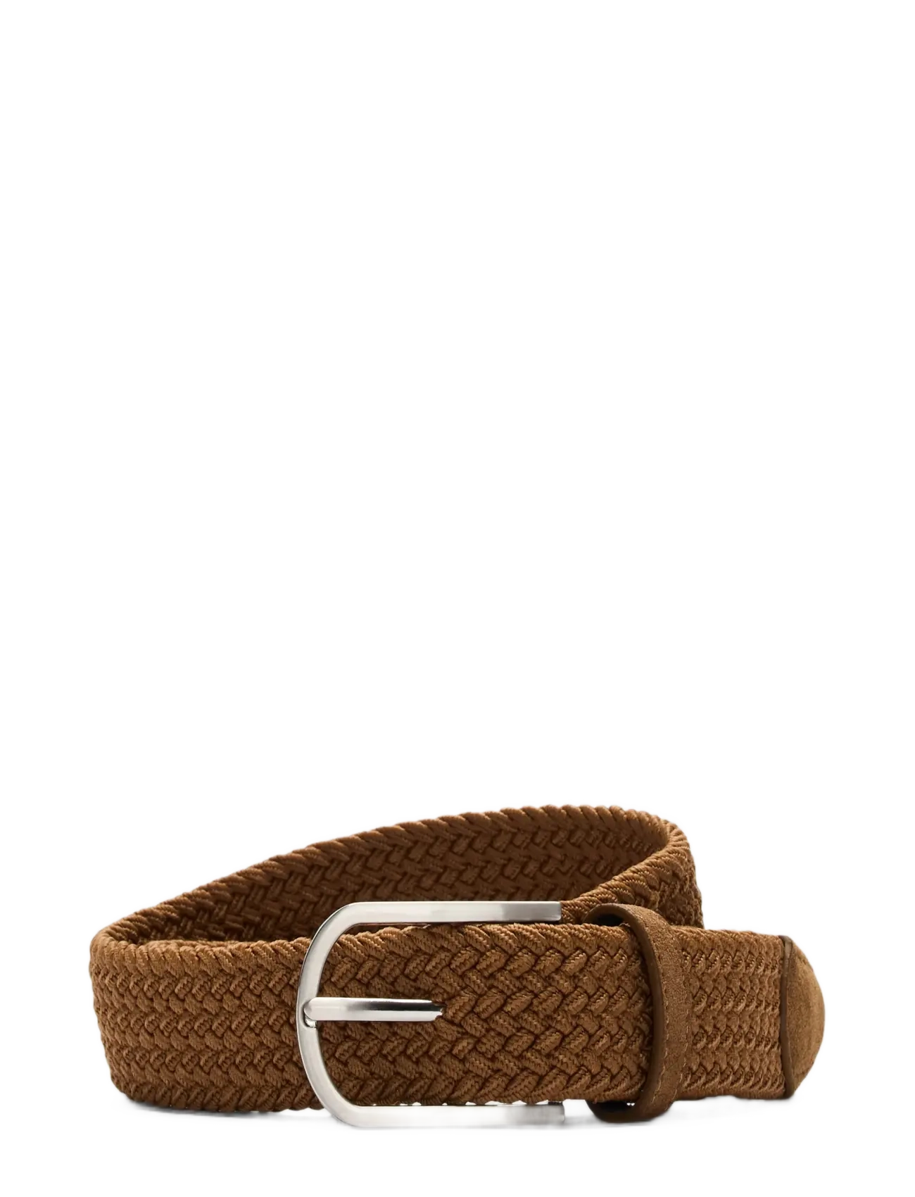 Selected SLMTOM BRAIDED TEXTILE BELT - Inspiration - MONKS ROBE / brown