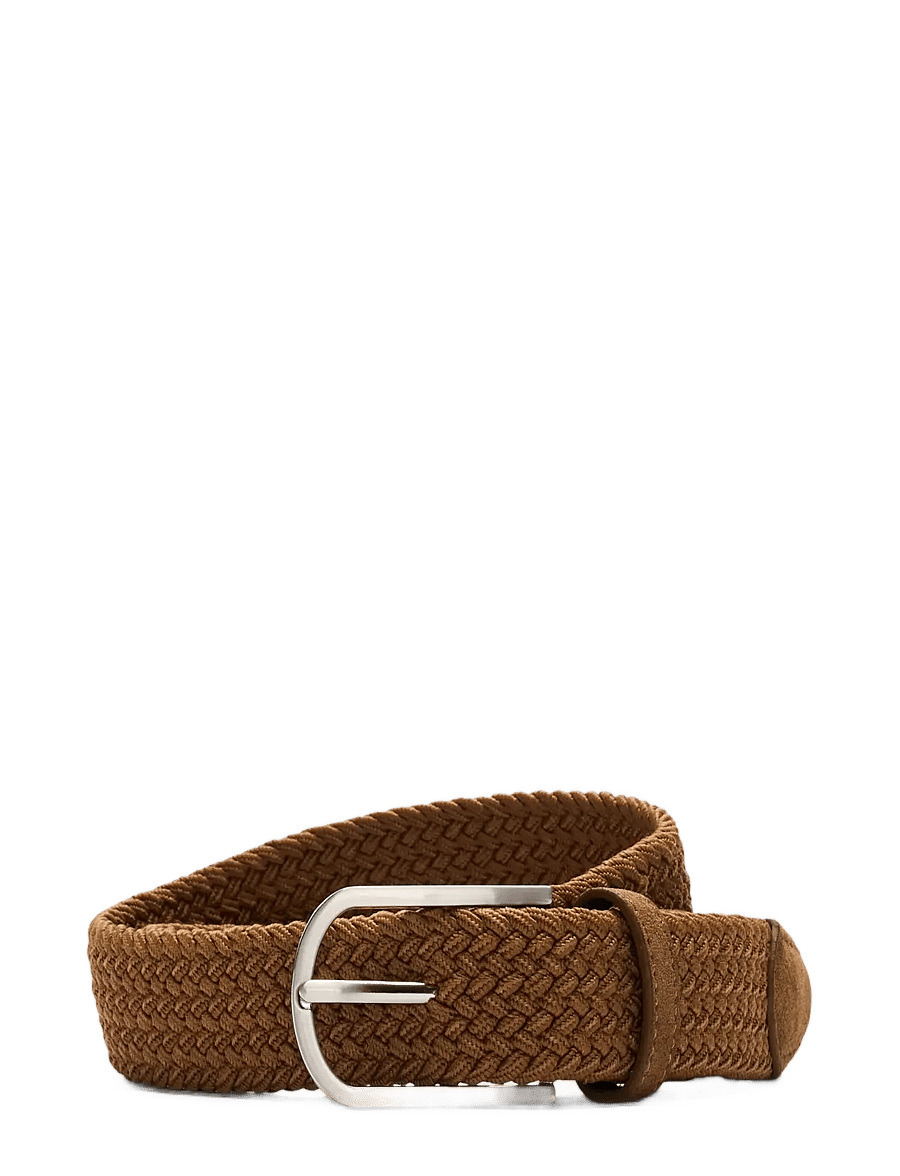 Selected - SLMTOM BRAIDED TEXTILE BELT - monks robe - 0