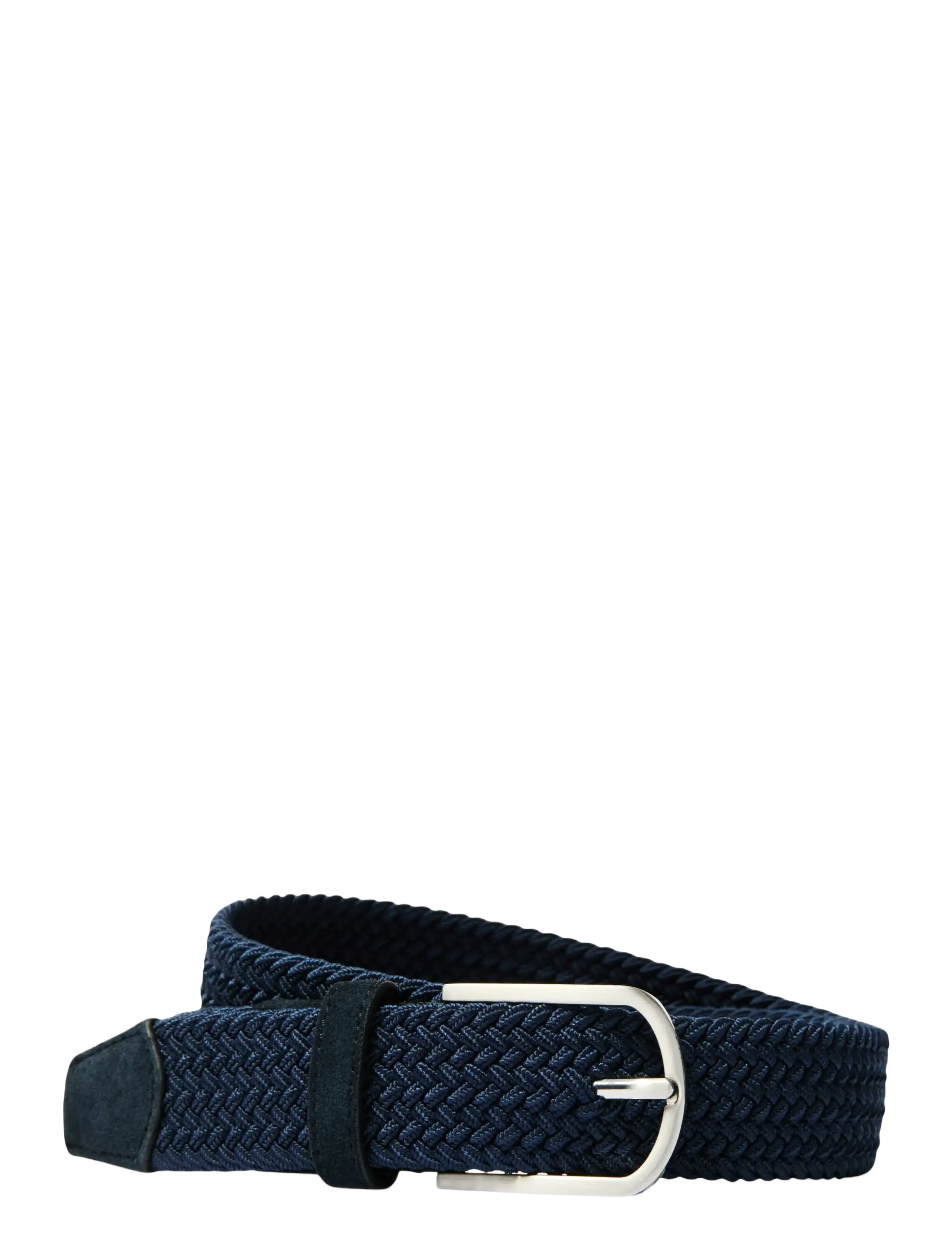 Selected SLMTOM BRAIDED TEXTILE BELT - Accessories - SKY CAPTAIN / navy