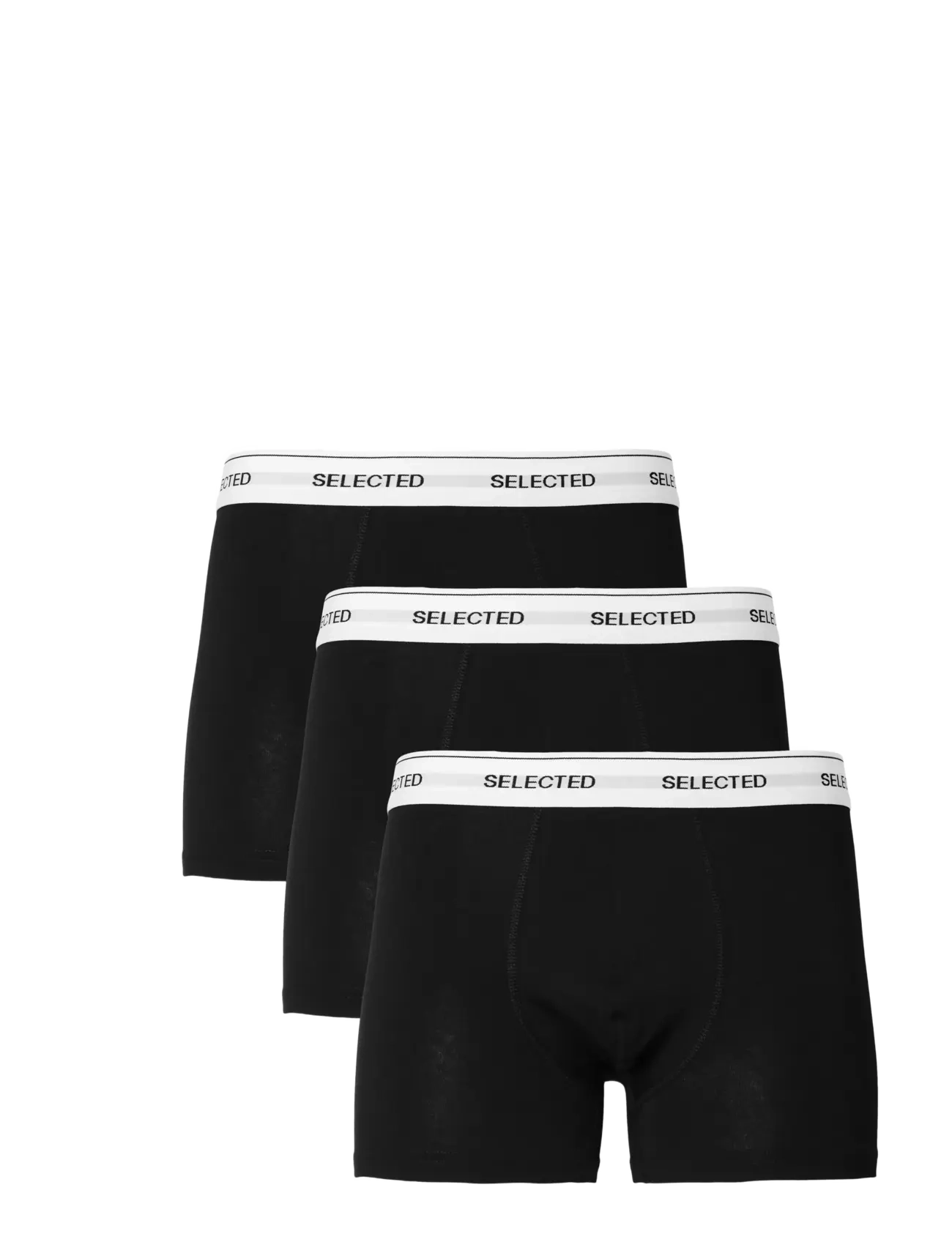 SELECTED Slmliam 3-Pack Trunk Noos Schwarz - XXL - Herren