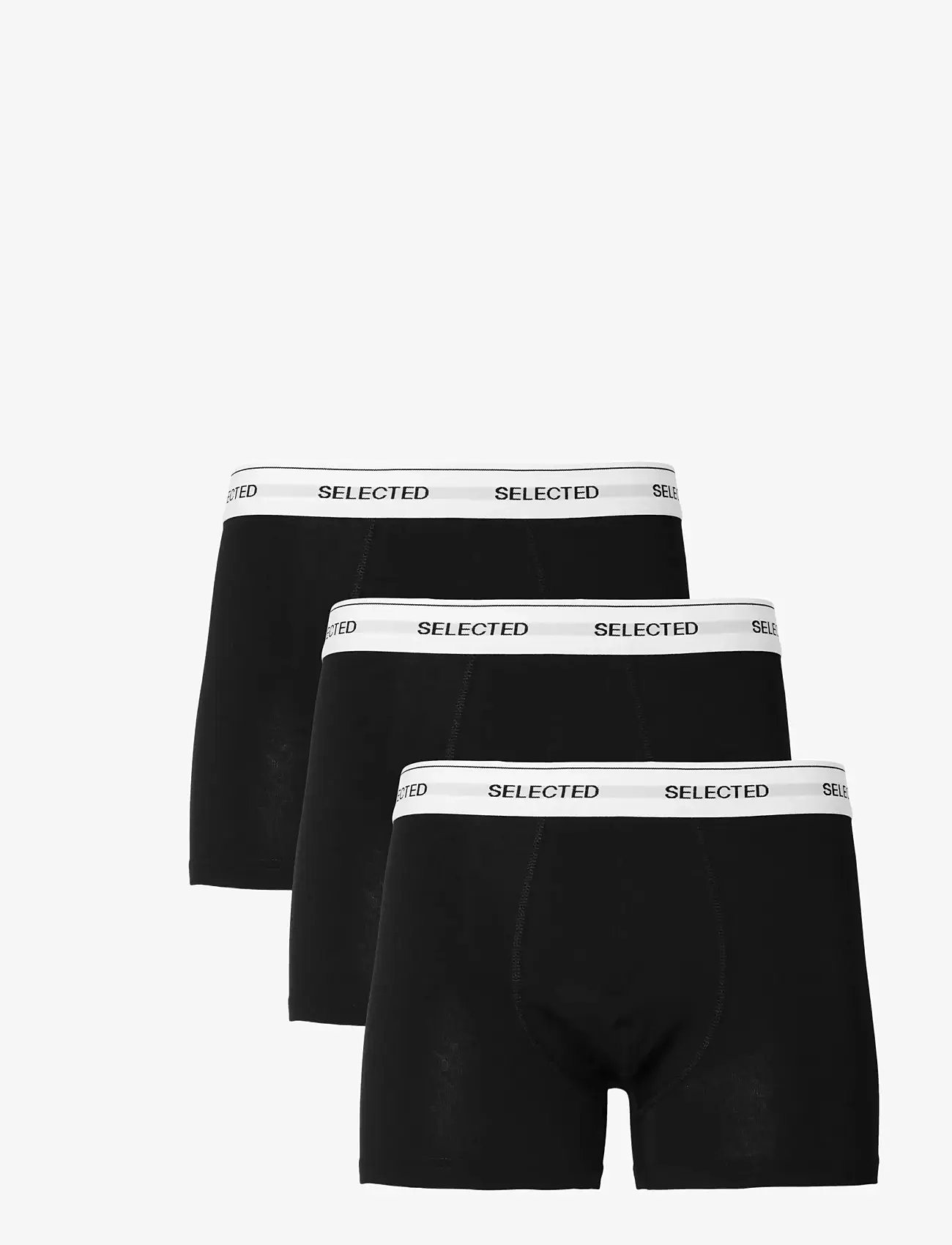 Selected - SLHLIAM 3-PACK TRUNK NOOS - unterhosen im multipack - black - 1