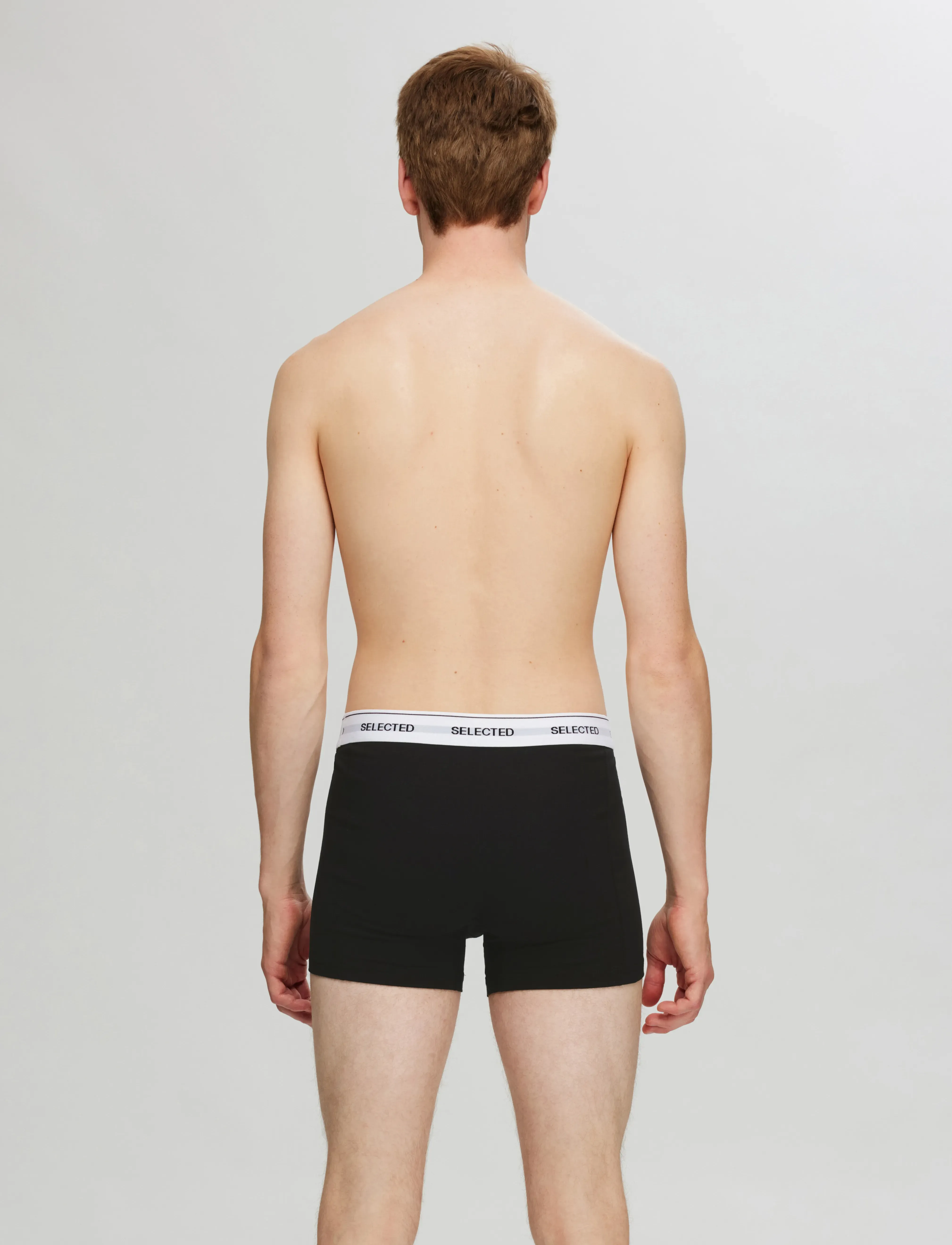 Selected - SLMLIAM 3-PACK TRUNK NOOS - lot de sous-vêtements - black - 2