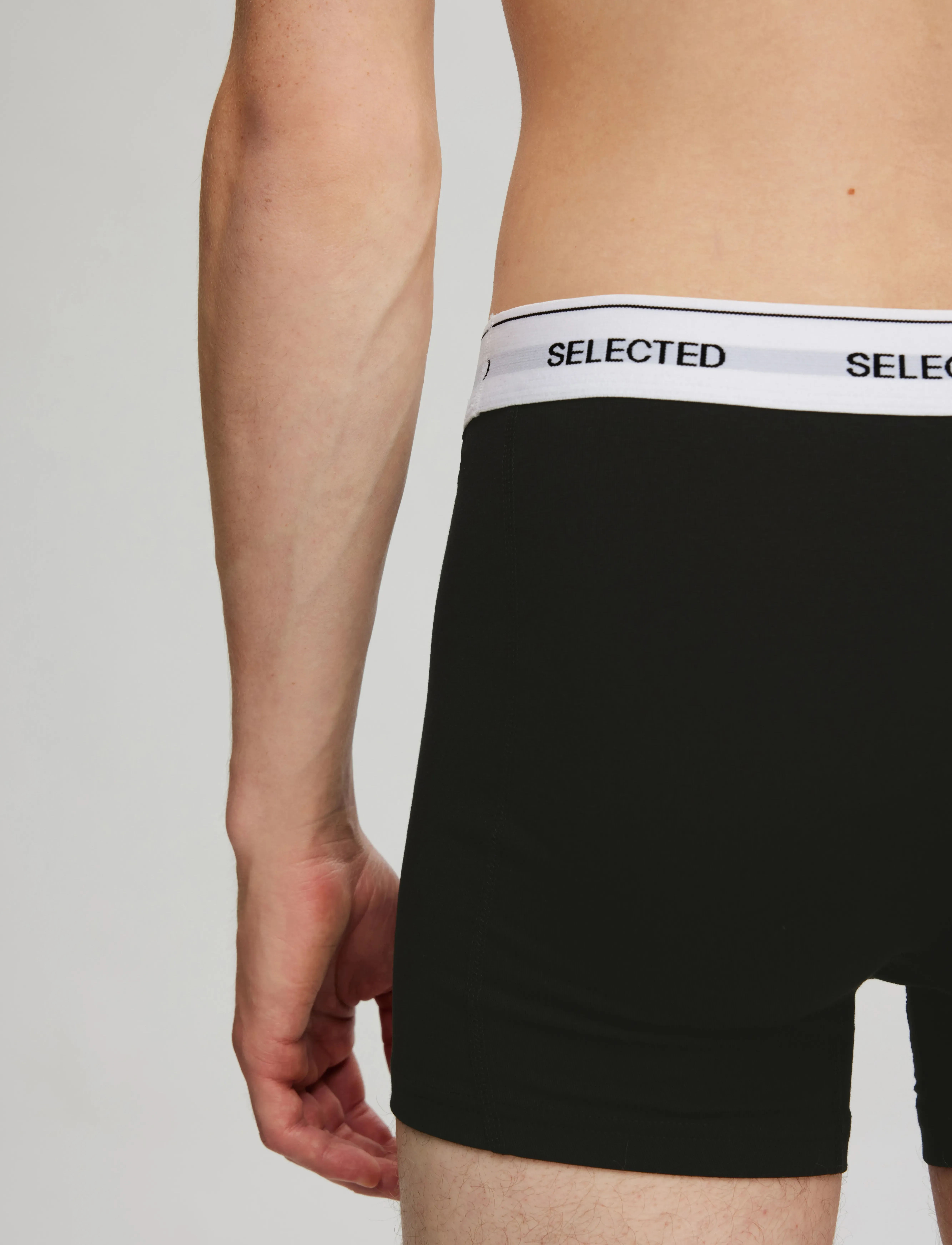Selected - SLMLIAM 3-PACK TRUNK NOOS - lot de sous-vêtements - black - 4