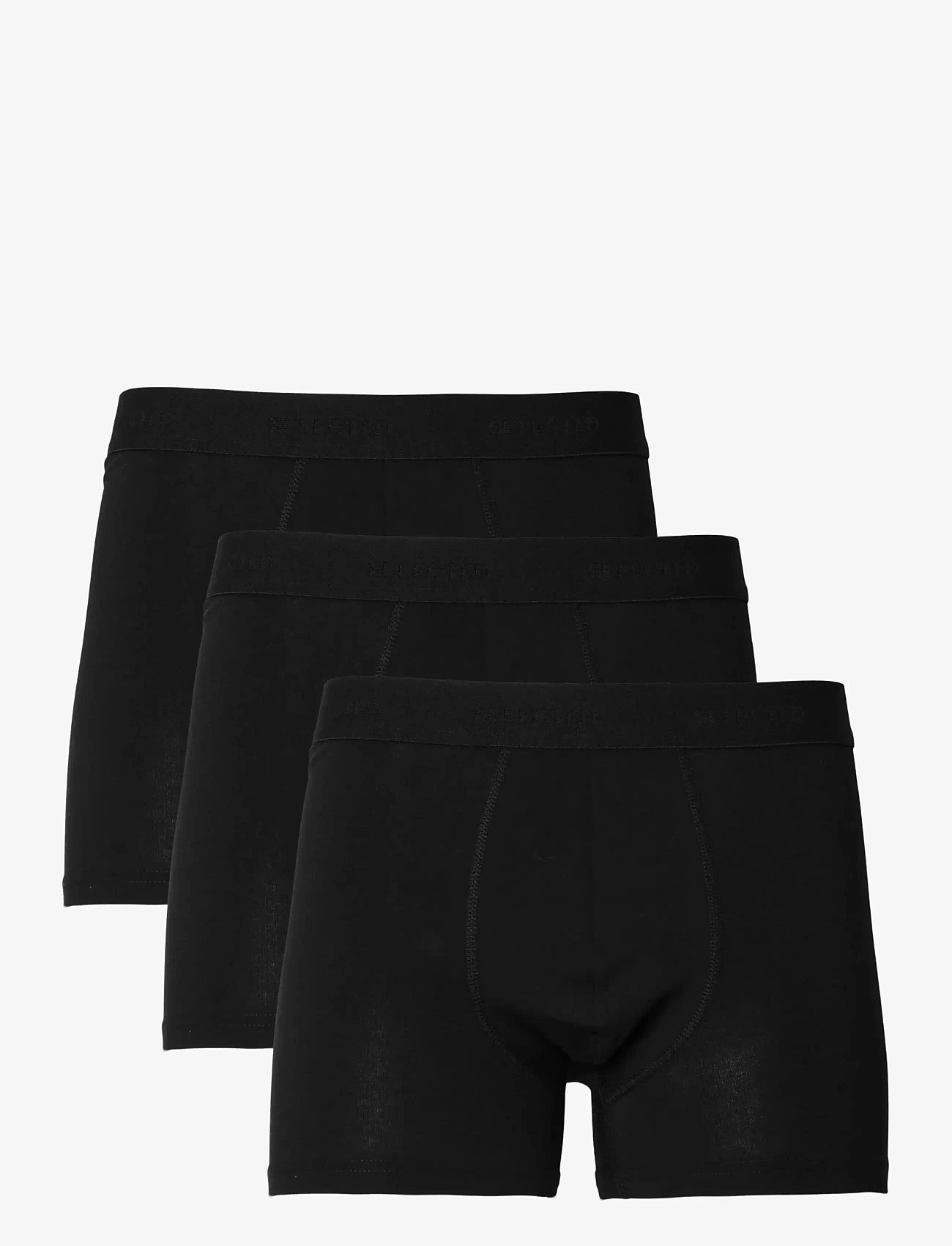 Selected - SLHLIAM 3-PACK TRUNK NOOS - nærbuxur í fjölpakka - black - 1