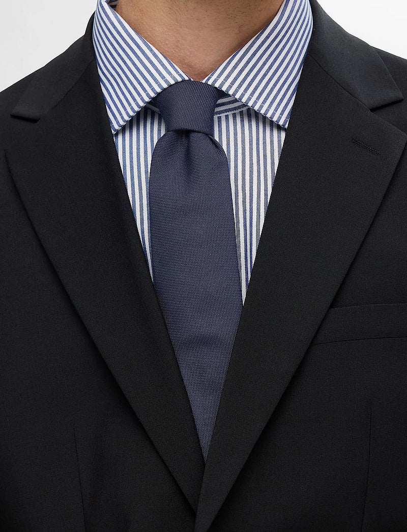 Selected - SLHPETER STRUCTURE TIE NOOS - krawatten - sky captain - 3