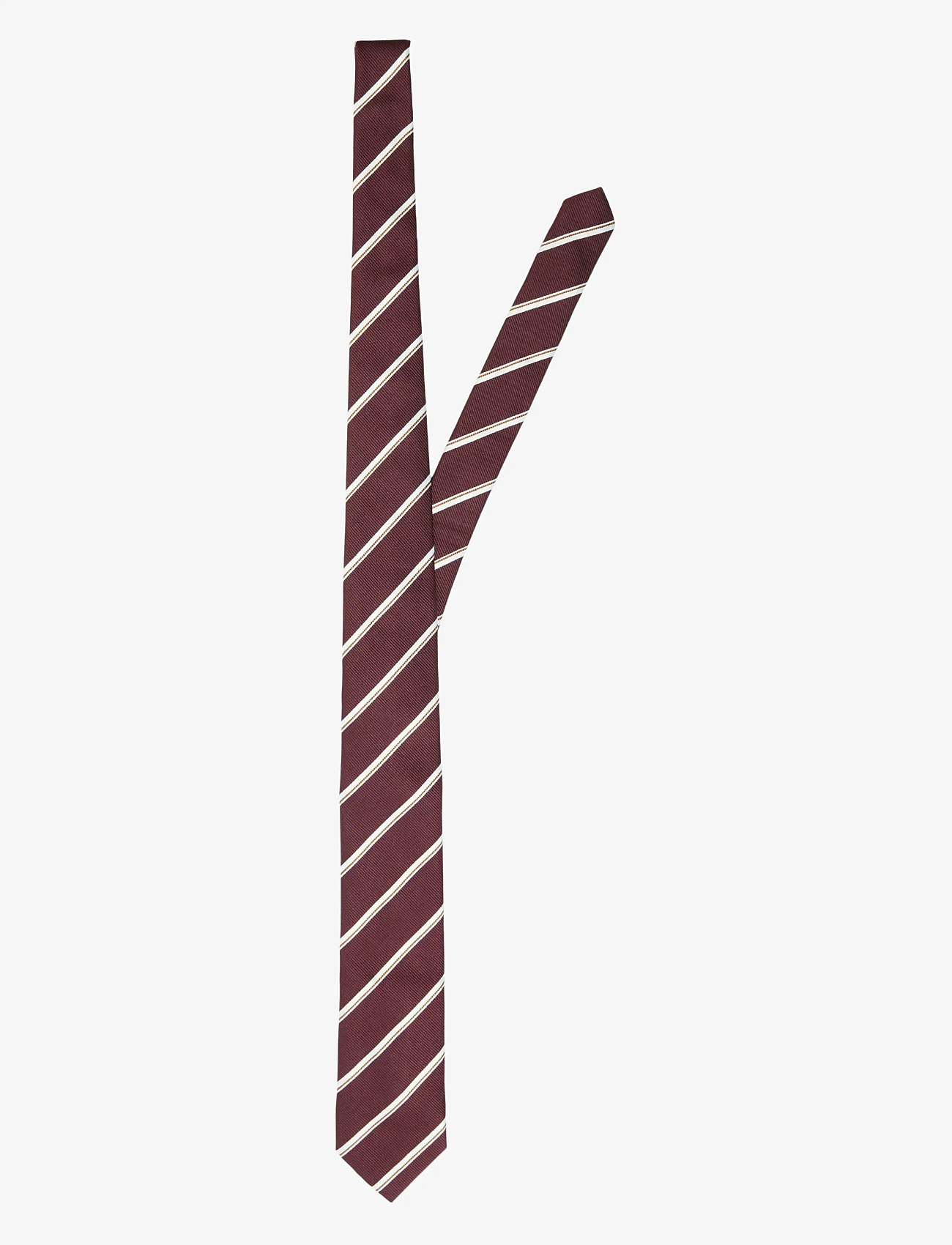 Selected - SLHLANE STRIPE TIE NOOS - slips - syrah - 0