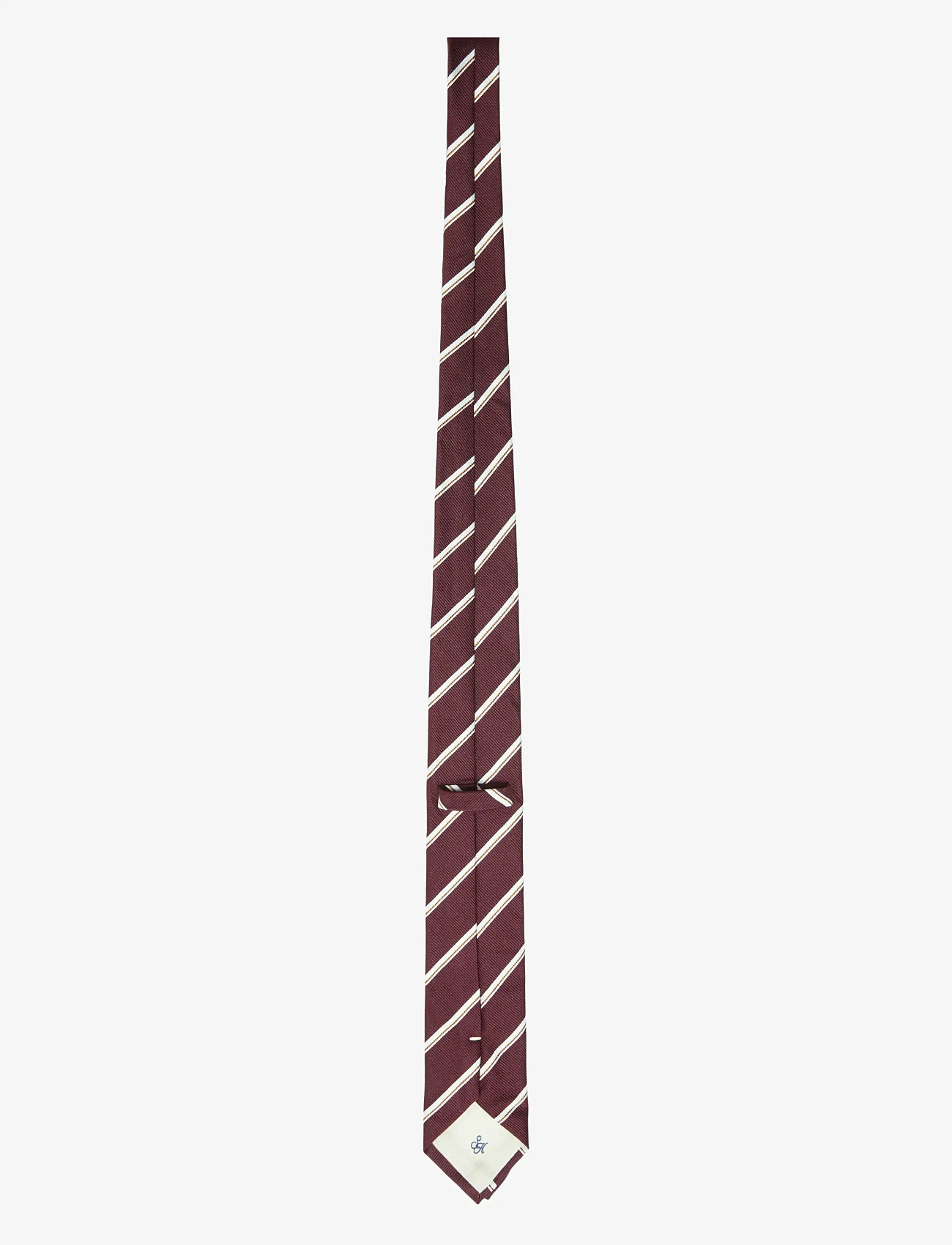 Selected - SLHLANE STRIPE TIE NOOS - slips - syrah - 1