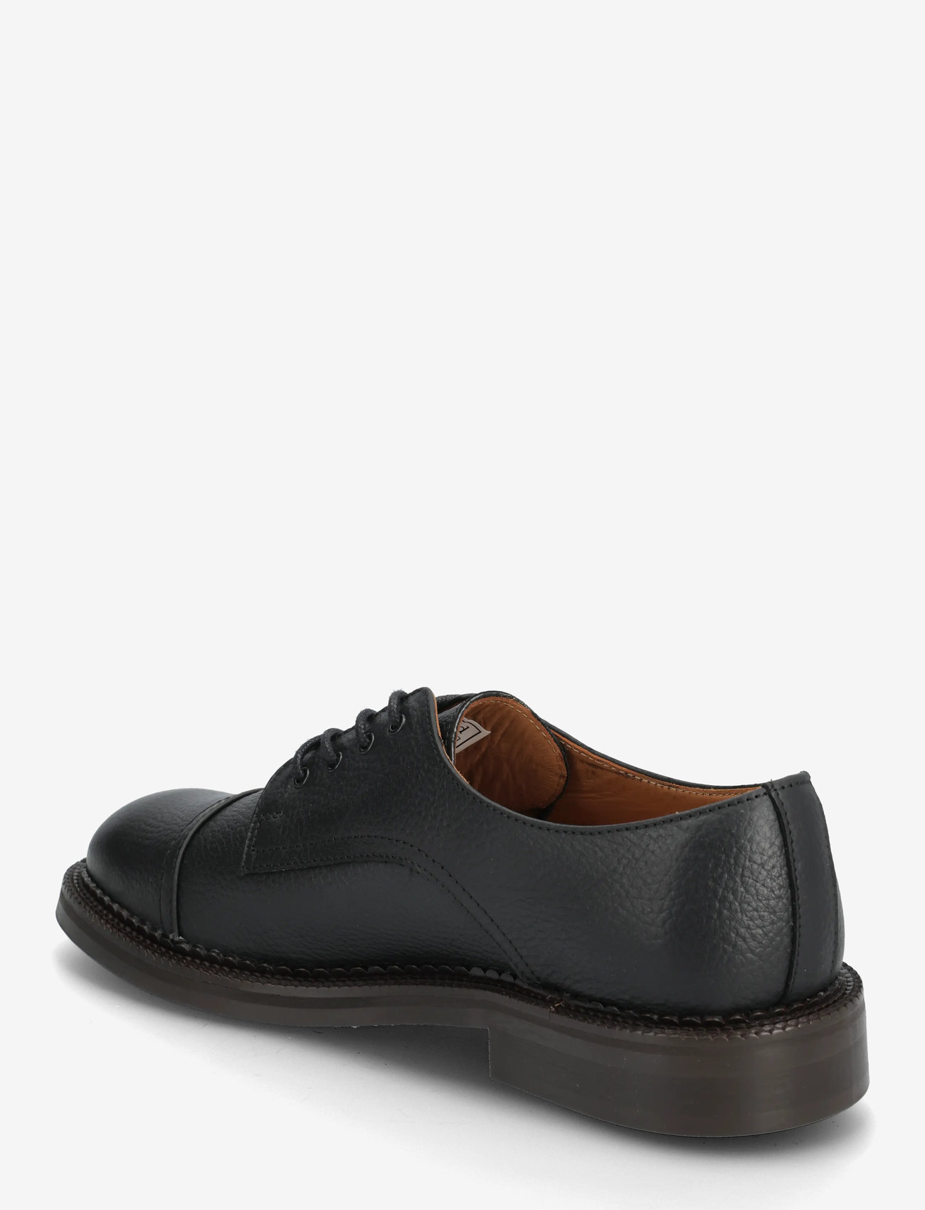 Selected - SLHOTIS LEATHER TOE-CAP SHOE - derby skór - black - 2