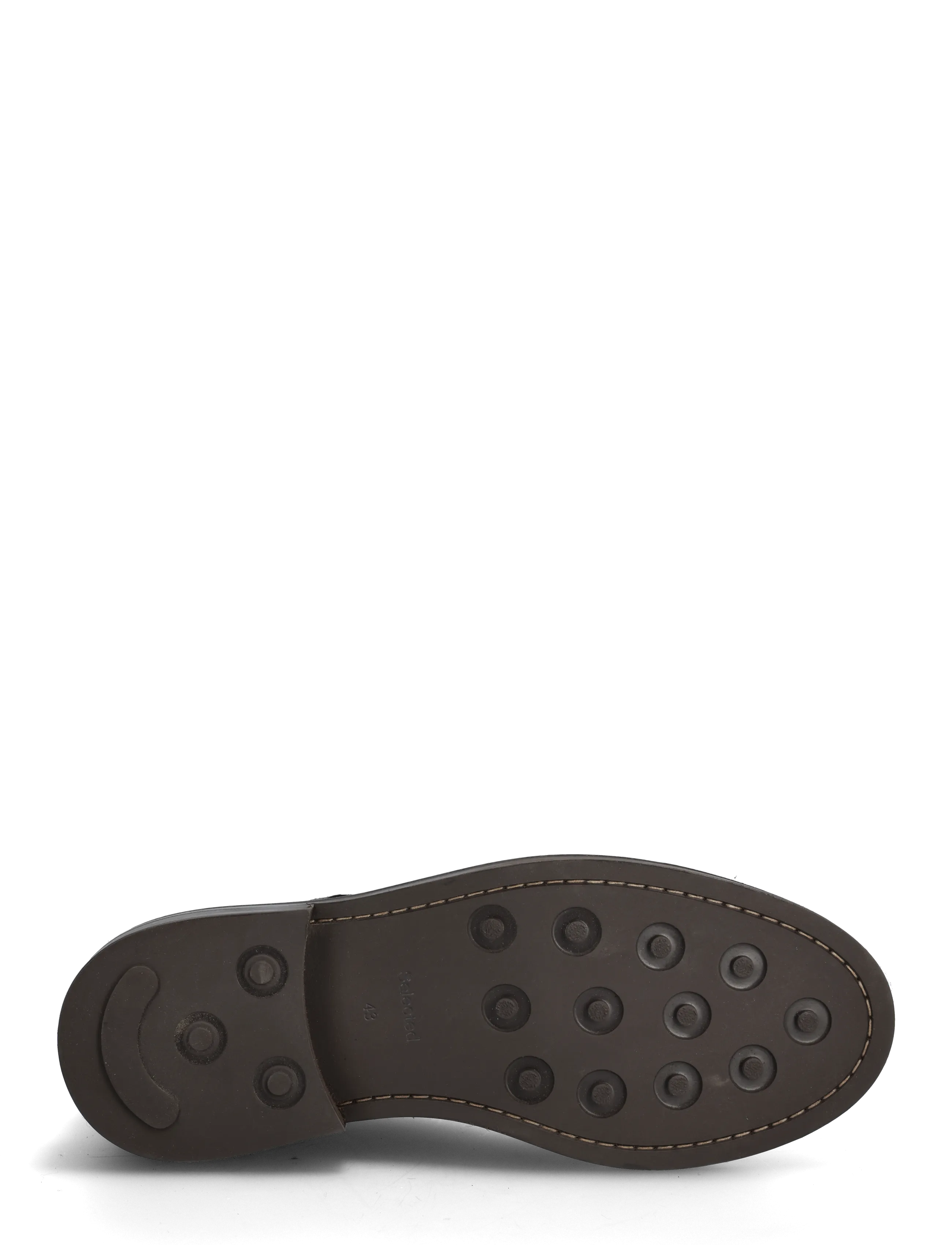Selected - SLHOTIS LEATHER TOE-CAP SHOE - derby sko - black - 4