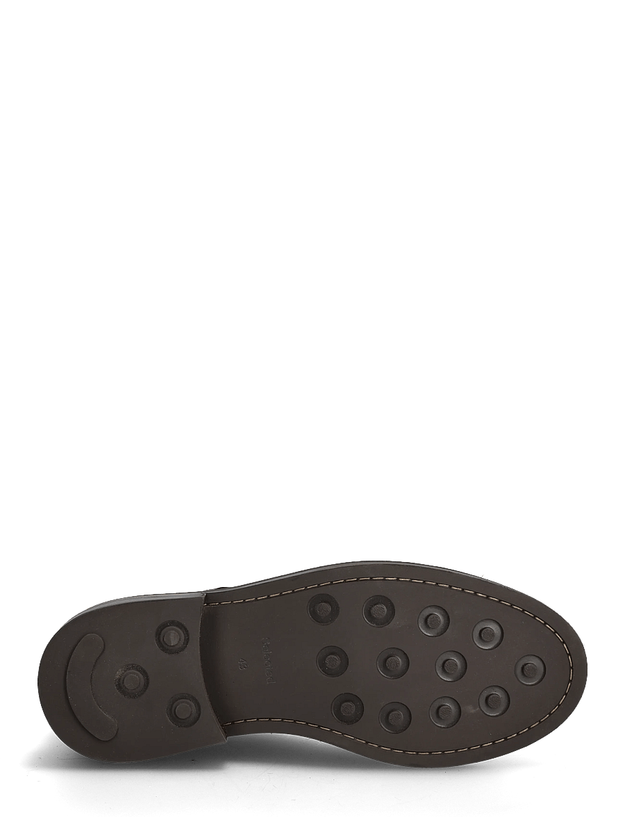 Selected - SLHOTIS LEATHER TOE-CAP SHOE - derby-schuhe - black - 4