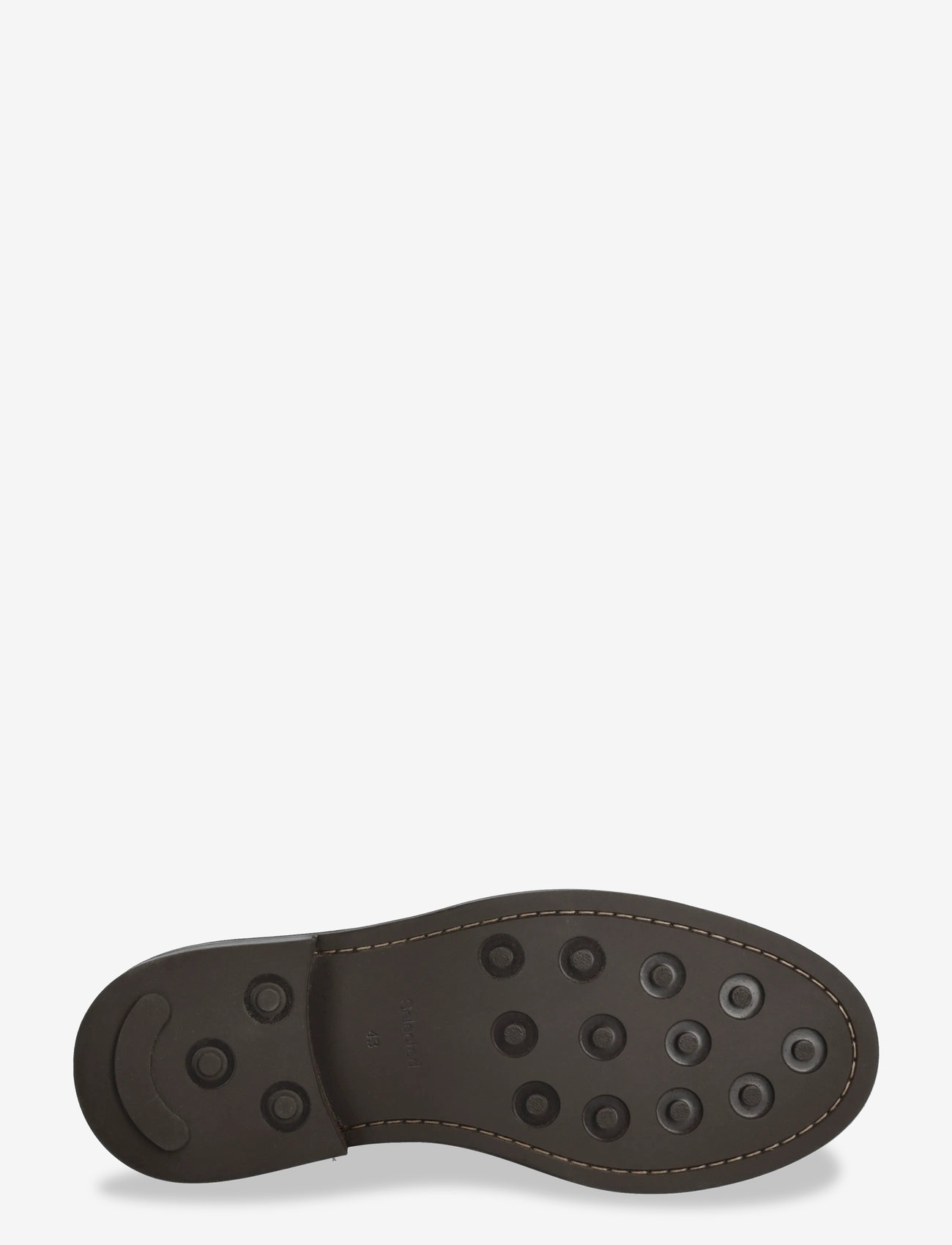 Selected - SLHOTIS LEATHER TOE-CAP SHOE - derby sko - demitasse - 5