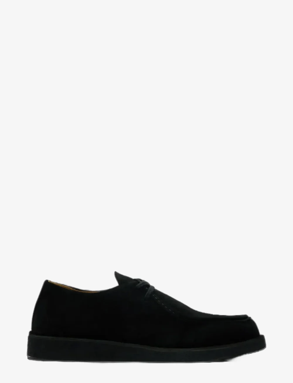 Selected - SLHCHRISTIAN SUEDE WEDGE MOC-TOE SHOE - moc toe sko - black - 2