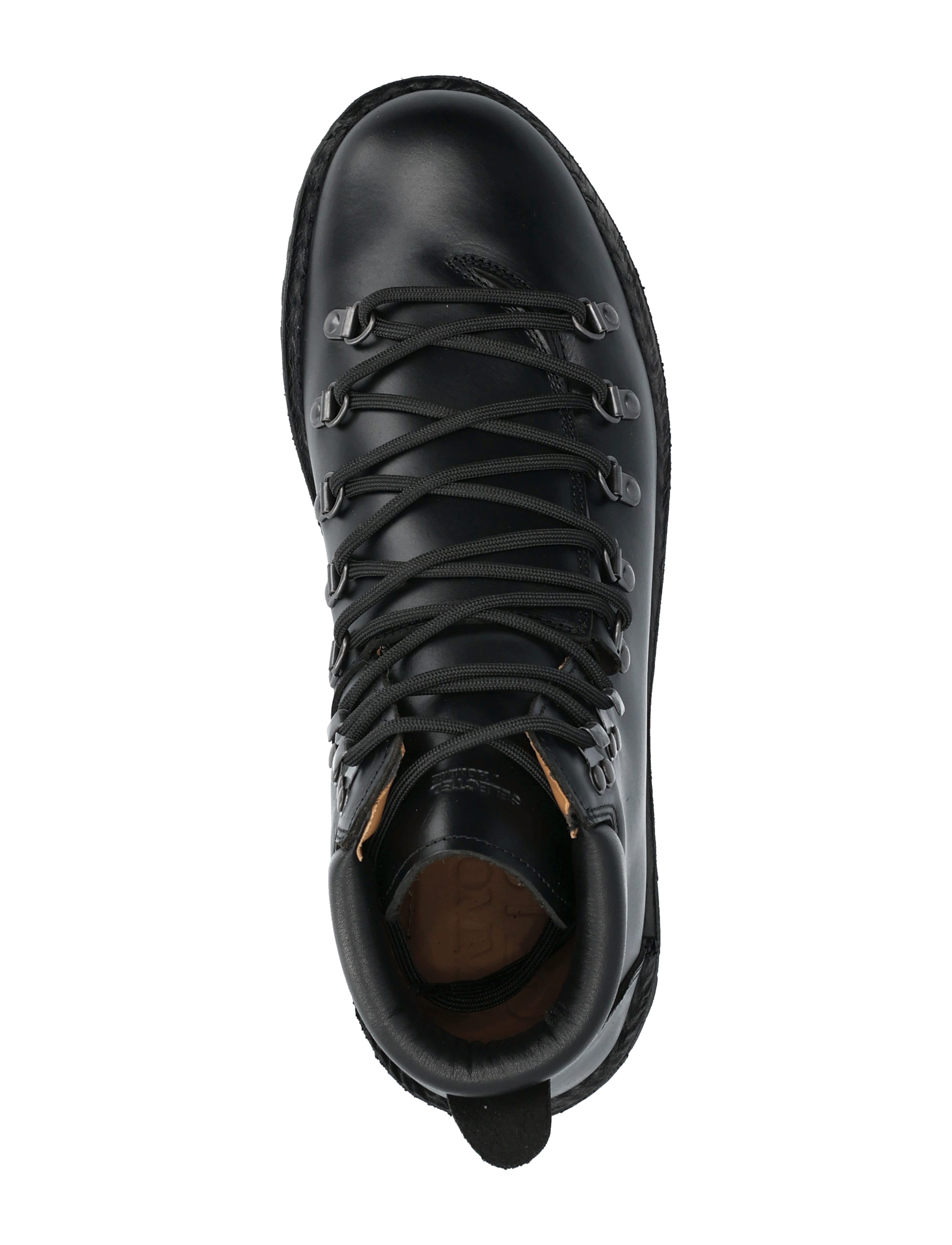 Selected - SLMALFRED LEATHER W HIKING BOOT - black - 4