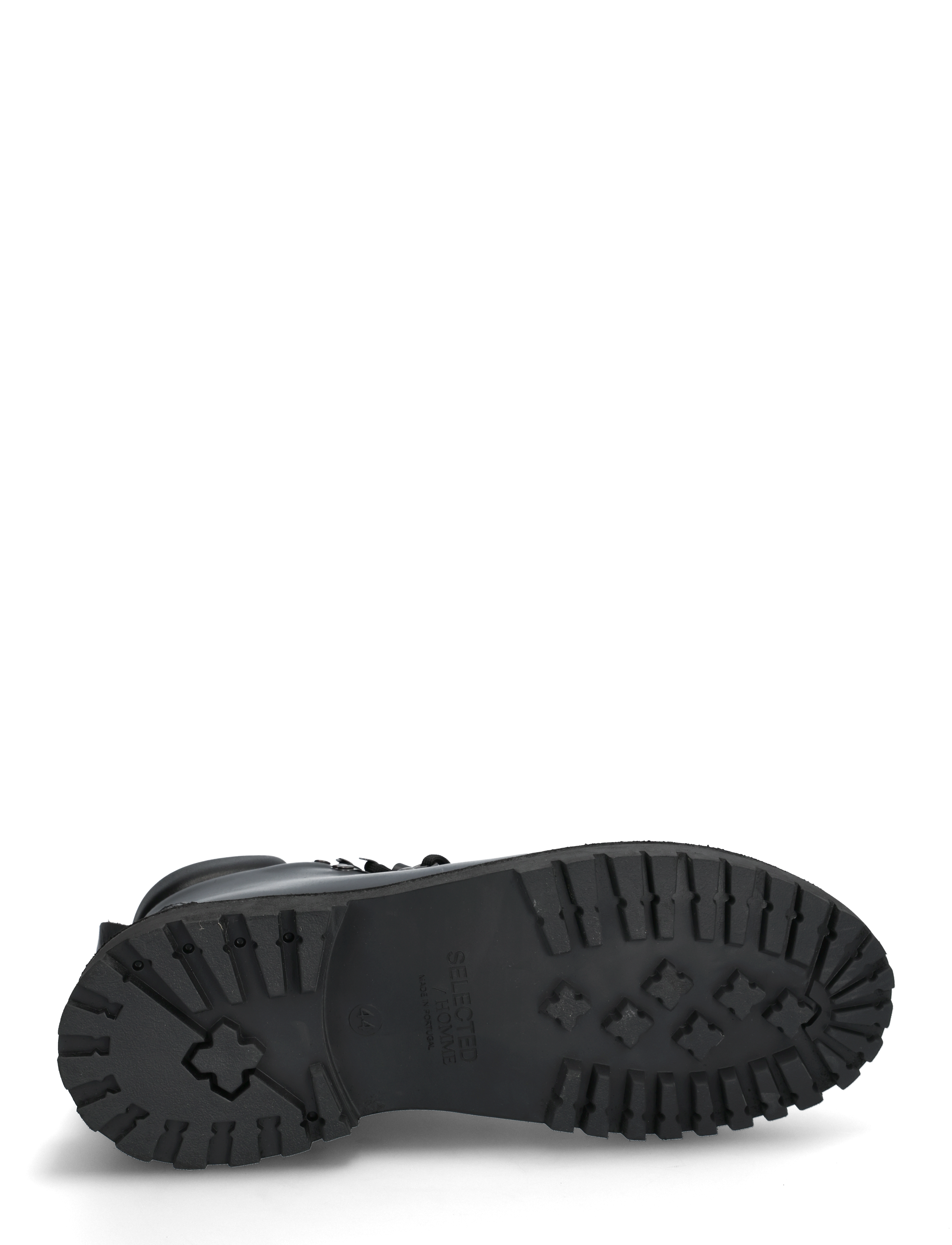 Selected - SLMALFRED LEATHER W HIKING BOOT - black - 5