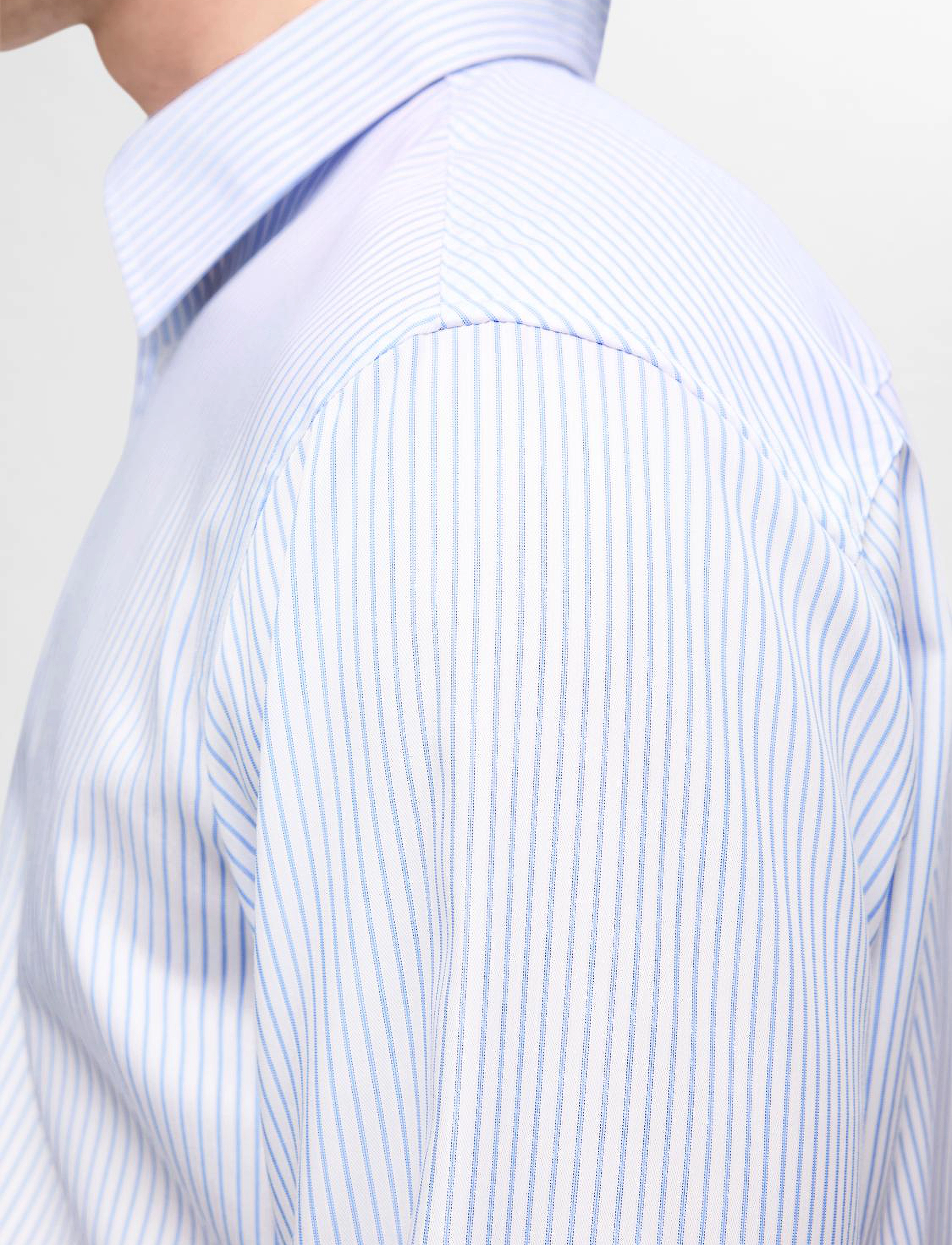 Selected Homme - SLHREGSOHO-ERIC STRIPE SHIRT LS - bright white - 3