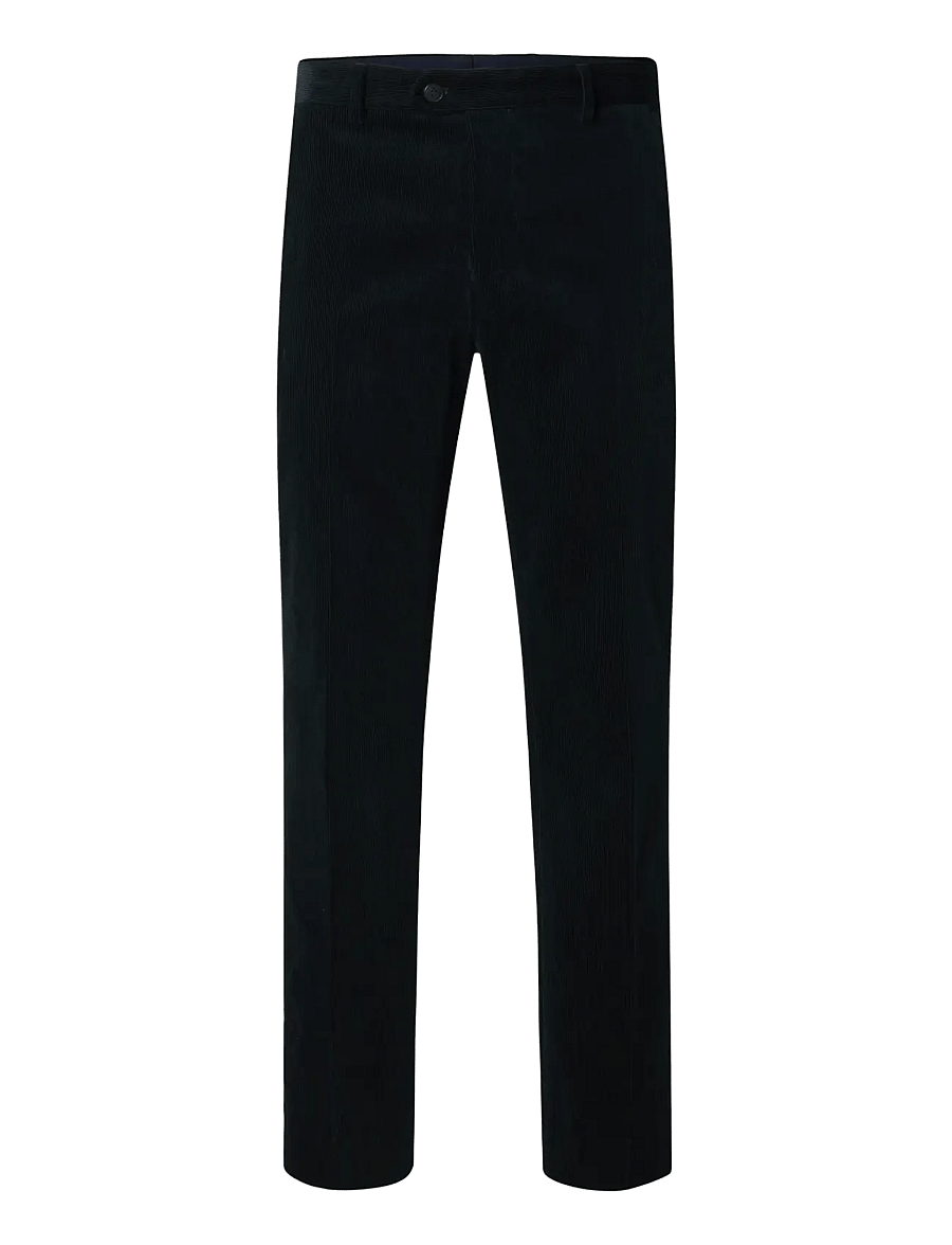 Selected - SLHREG-DUCA CORDUROY TRS - freizeithosen - sky captain - 1