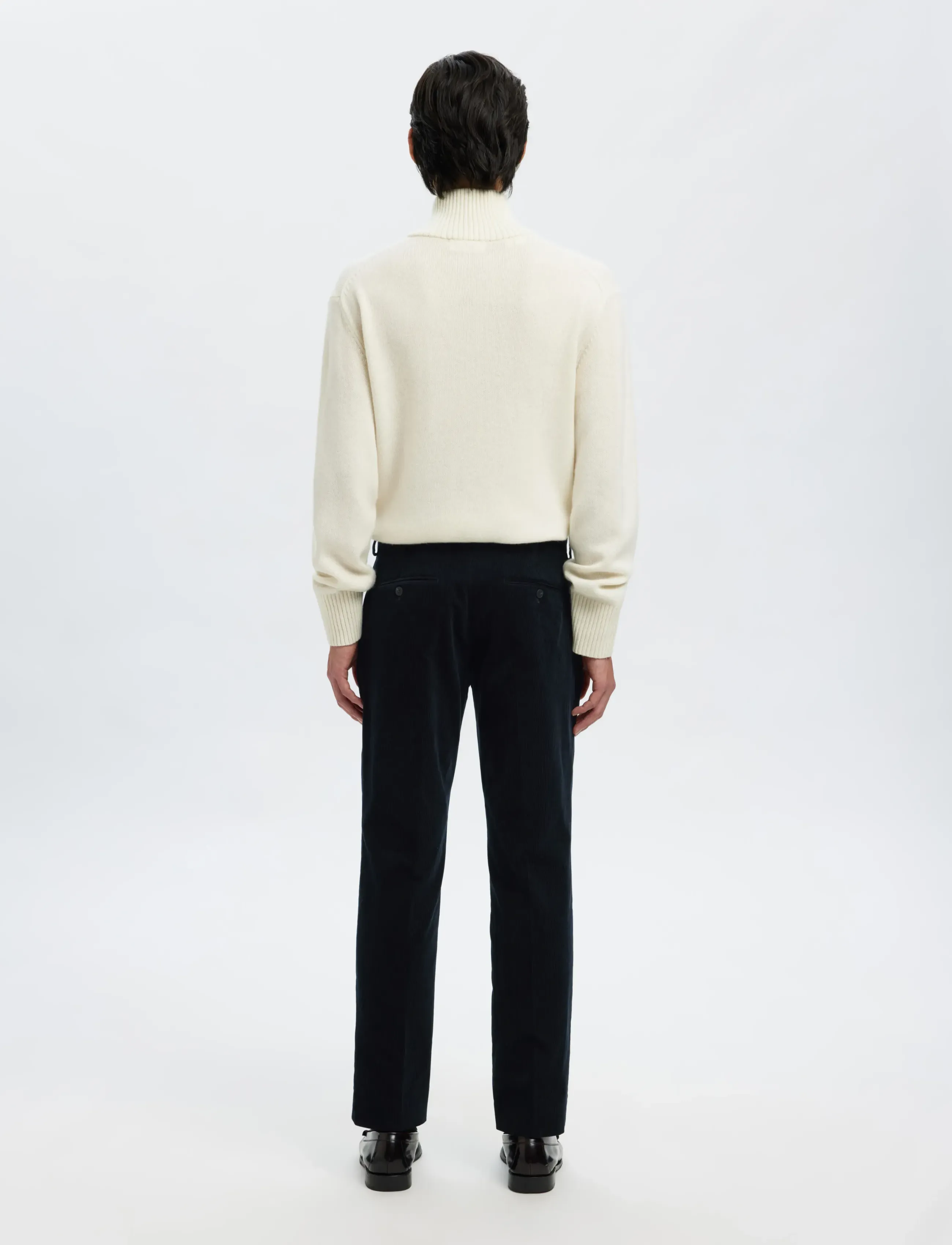 Selected - SLHREG-DUCA CORDUROY TRS - casual bukser - sky captain - 2