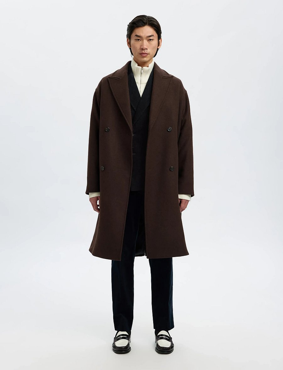 Selected - SLHREG-DUCA CORDUROY DB PEAK BLZ - zweireiher - sky captain - 5