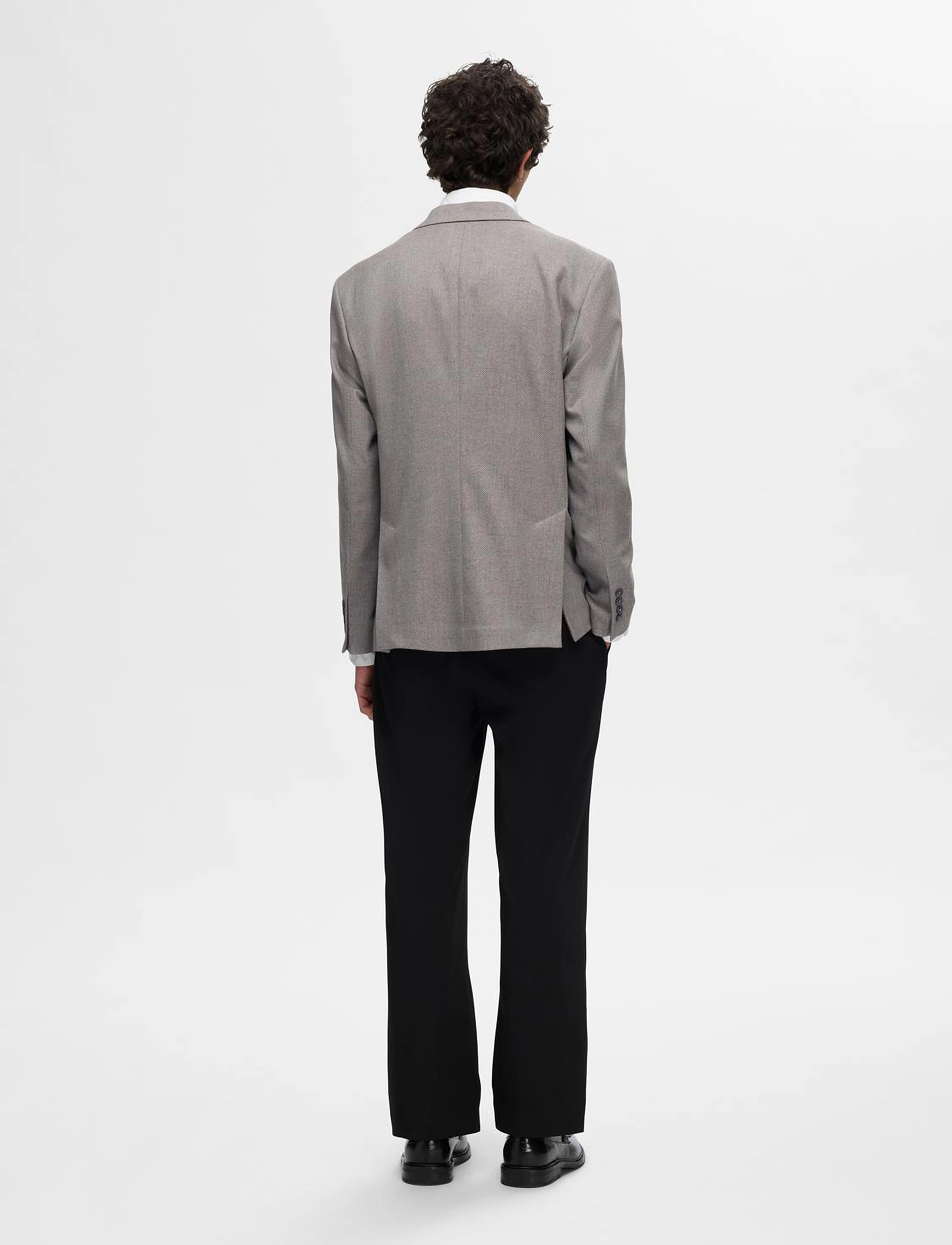 Selected - SLHREG-ODELL TWILL BLZ - enkeltradede blazere - sand - 2
