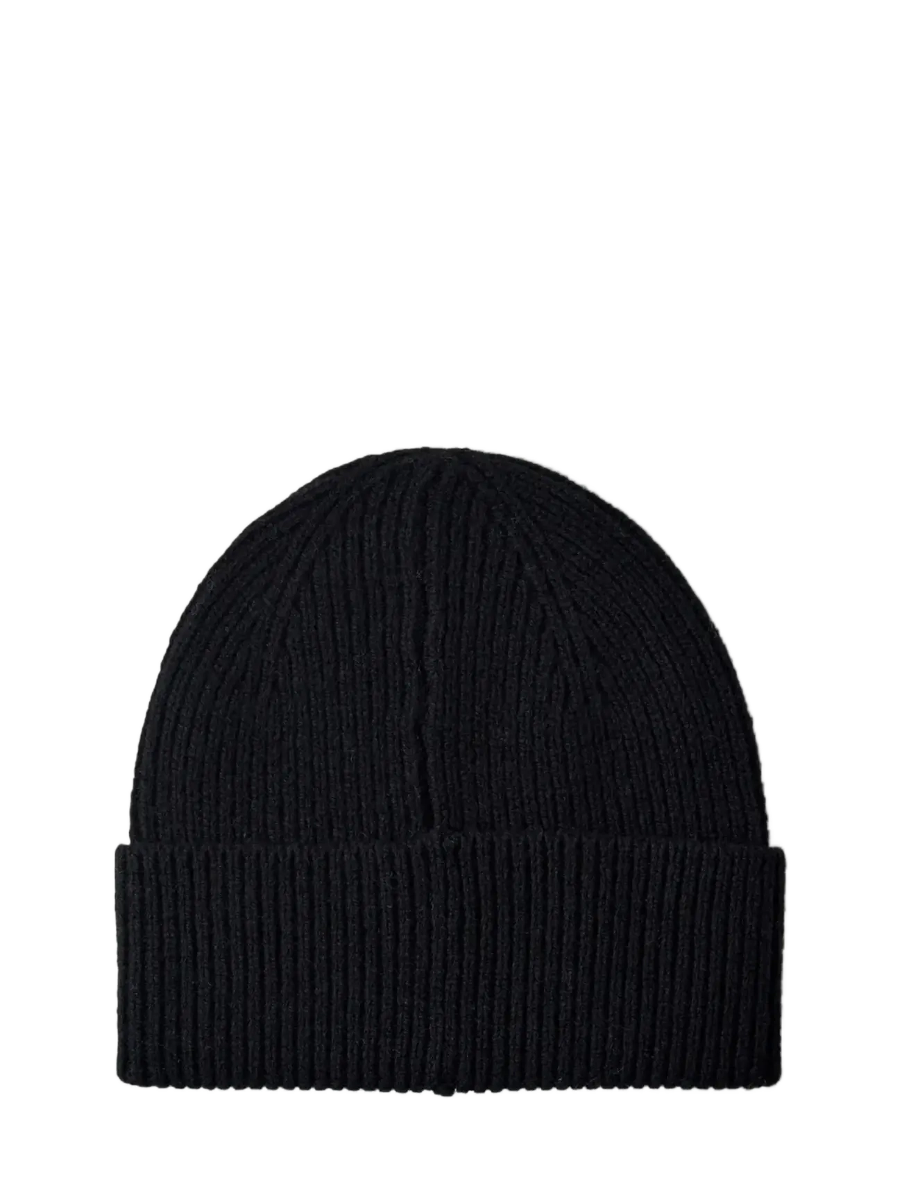 Selected - SLMMASON MERINO WOOL BEANIE - kupuj według okazji - black - 1