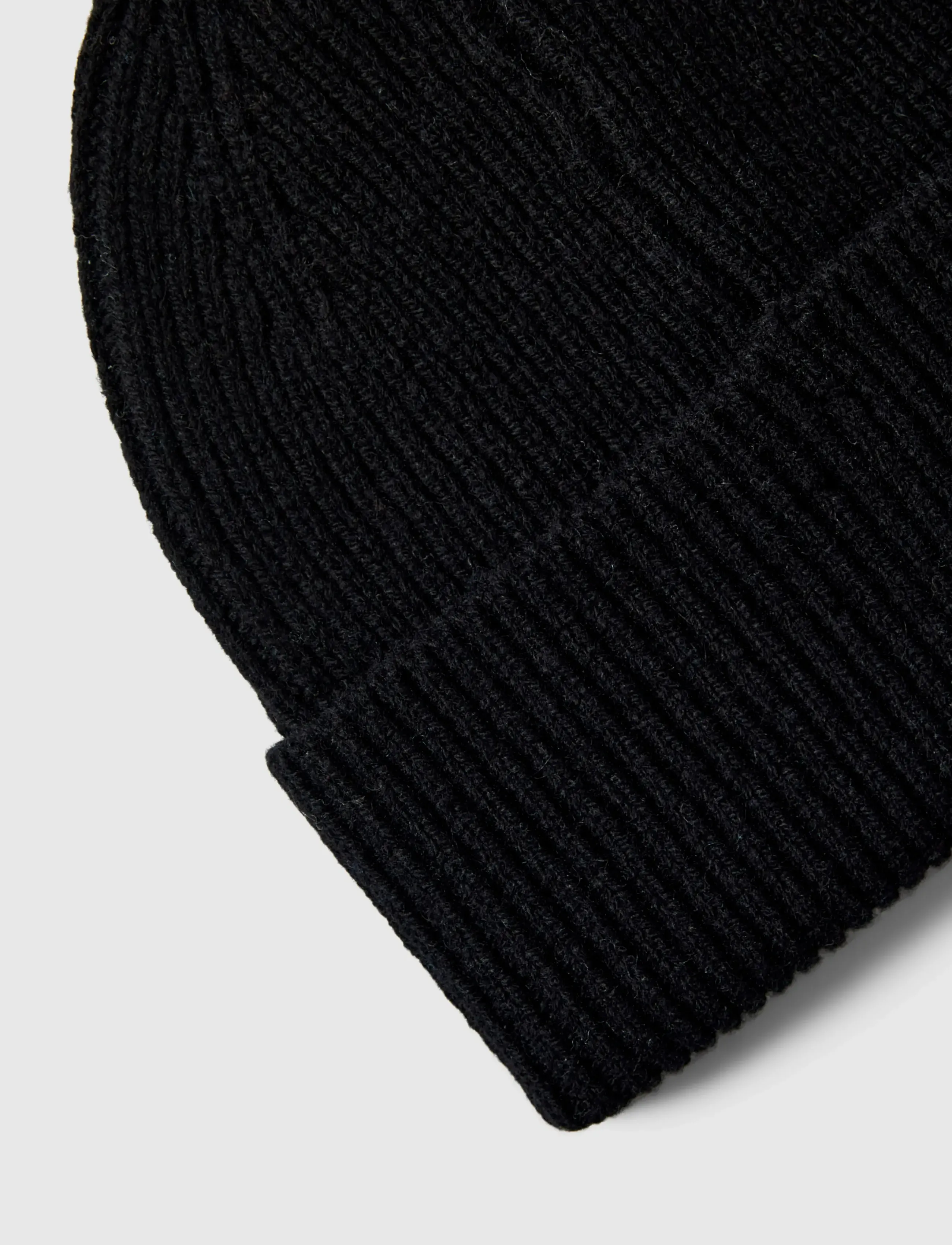 Selected - SLMMASON MERINO WOOL BEANIE - kupuj według okazji - black - 3