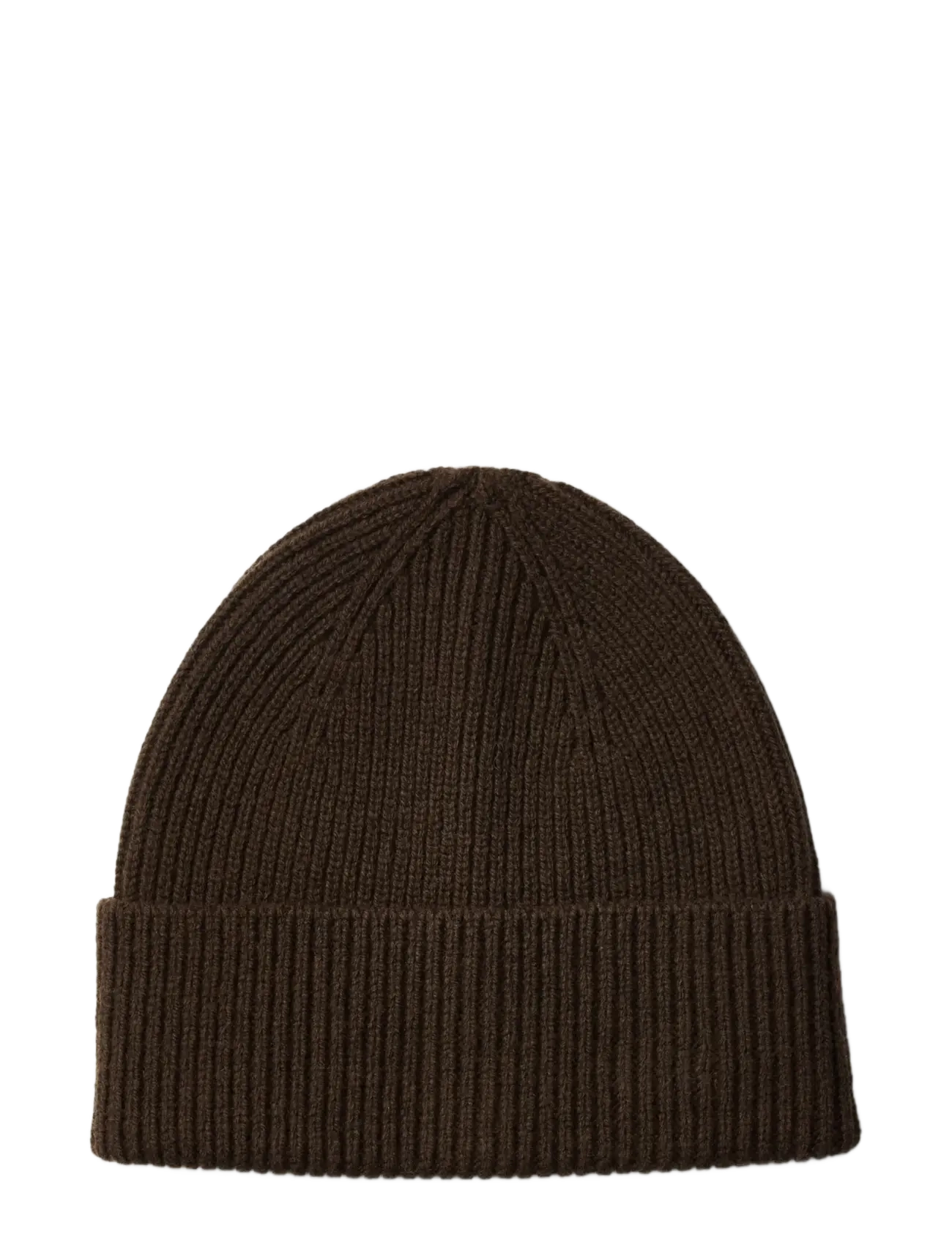 Selected SLMMASON MERINO WOOL BEANIE - Accessoires - DELICIOSO / brown