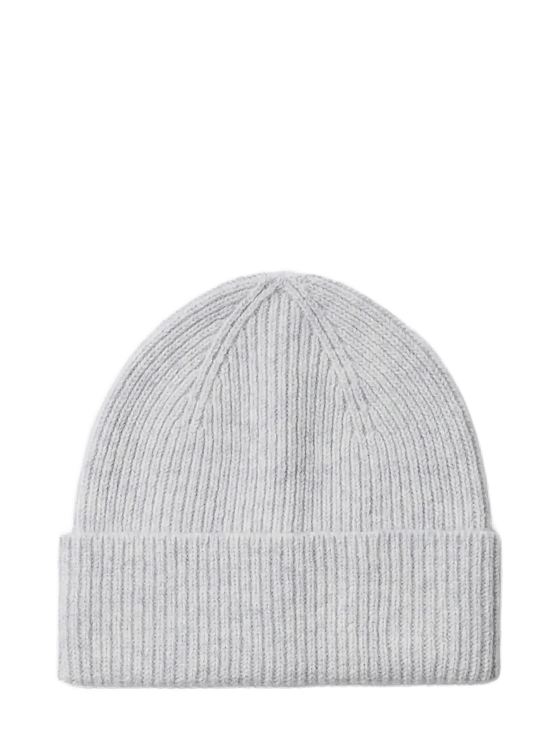 Selected - SLHMASON MERINO WOOL BEANIE - osta olukorra järgi - light grey melange - 0