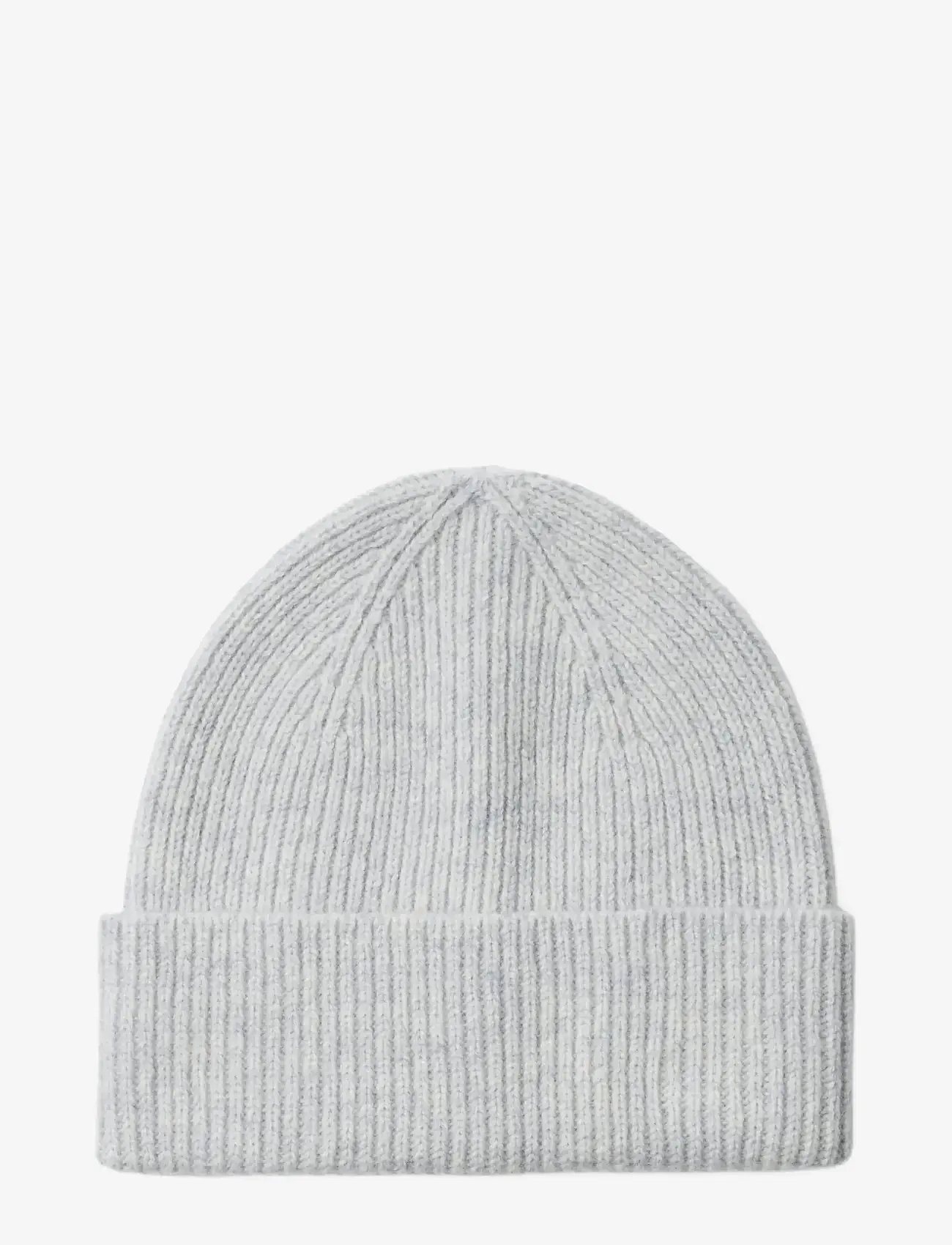 Selected - SLHMASON MERINO WOOL BEANIE - osta olukorra järgi - light grey melange - 1