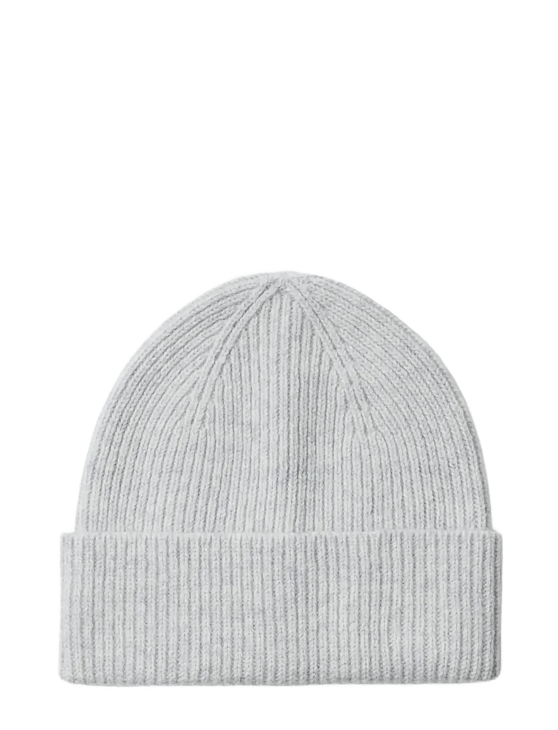 Selected - SLHMASON MERINO WOOL BEANIE - osta olukorra järgi - light grey melange - 1
